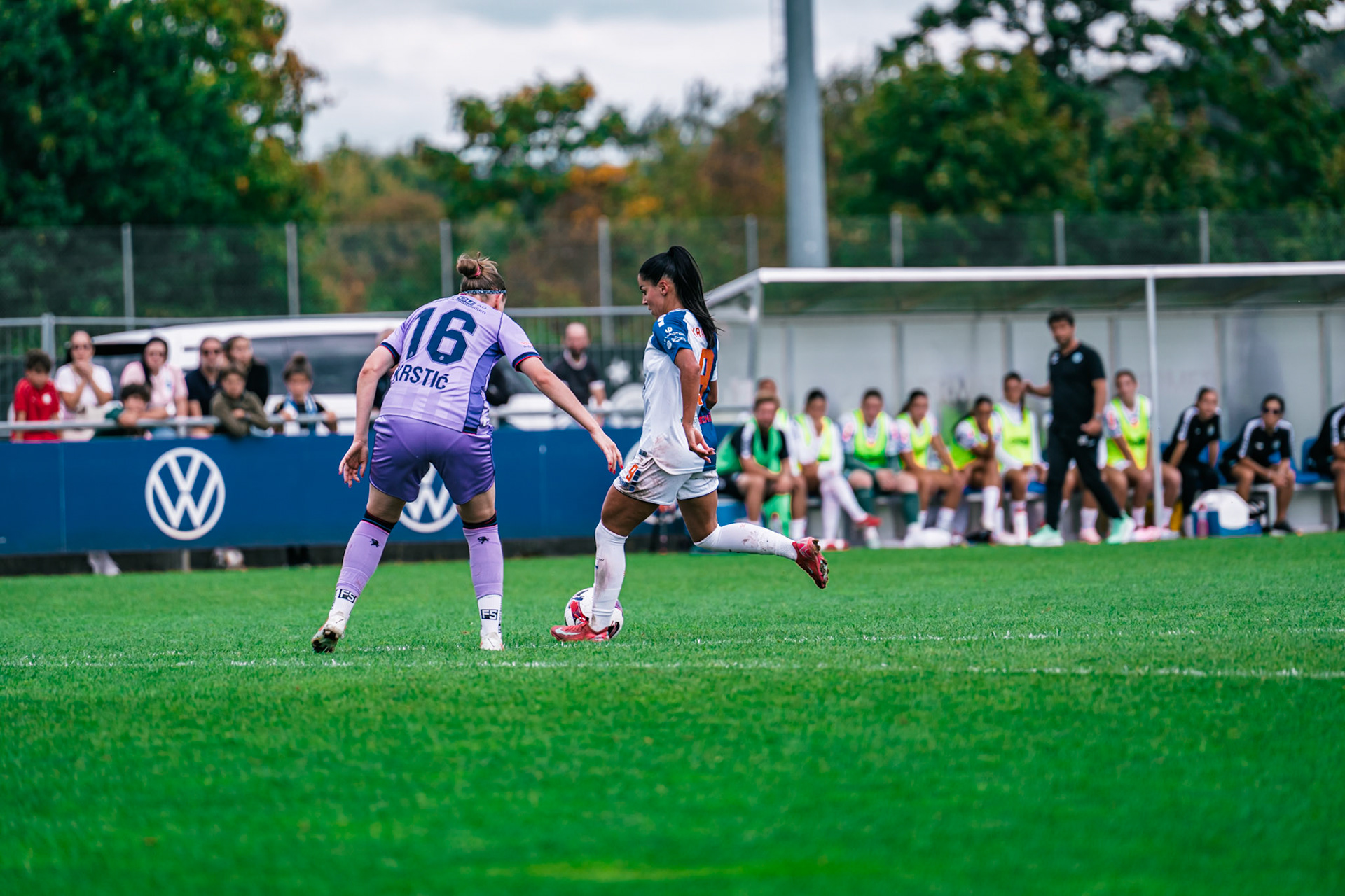Match de l’AXA Women’s Super League opposant GC Frauenfussball et FC Basel 1893 au GC/Campus, Niederhasli (Platz 1). (Christian António/LibsVisuals.com)
