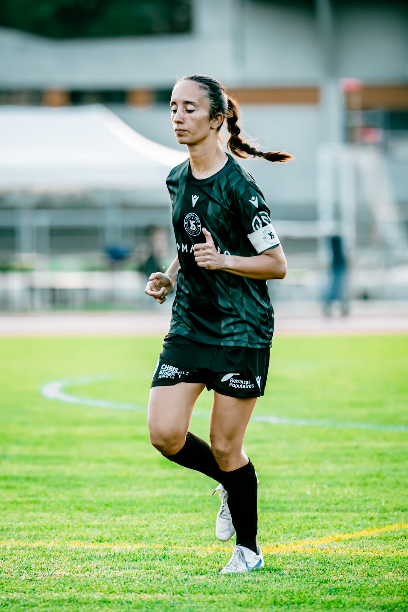 Match de championnat LNB (féminine) opposant le FC Sion Féminin à Yverdon Sport FC à l’Ancien Stand, Sion. (Christian António/LibsVisuals.com)