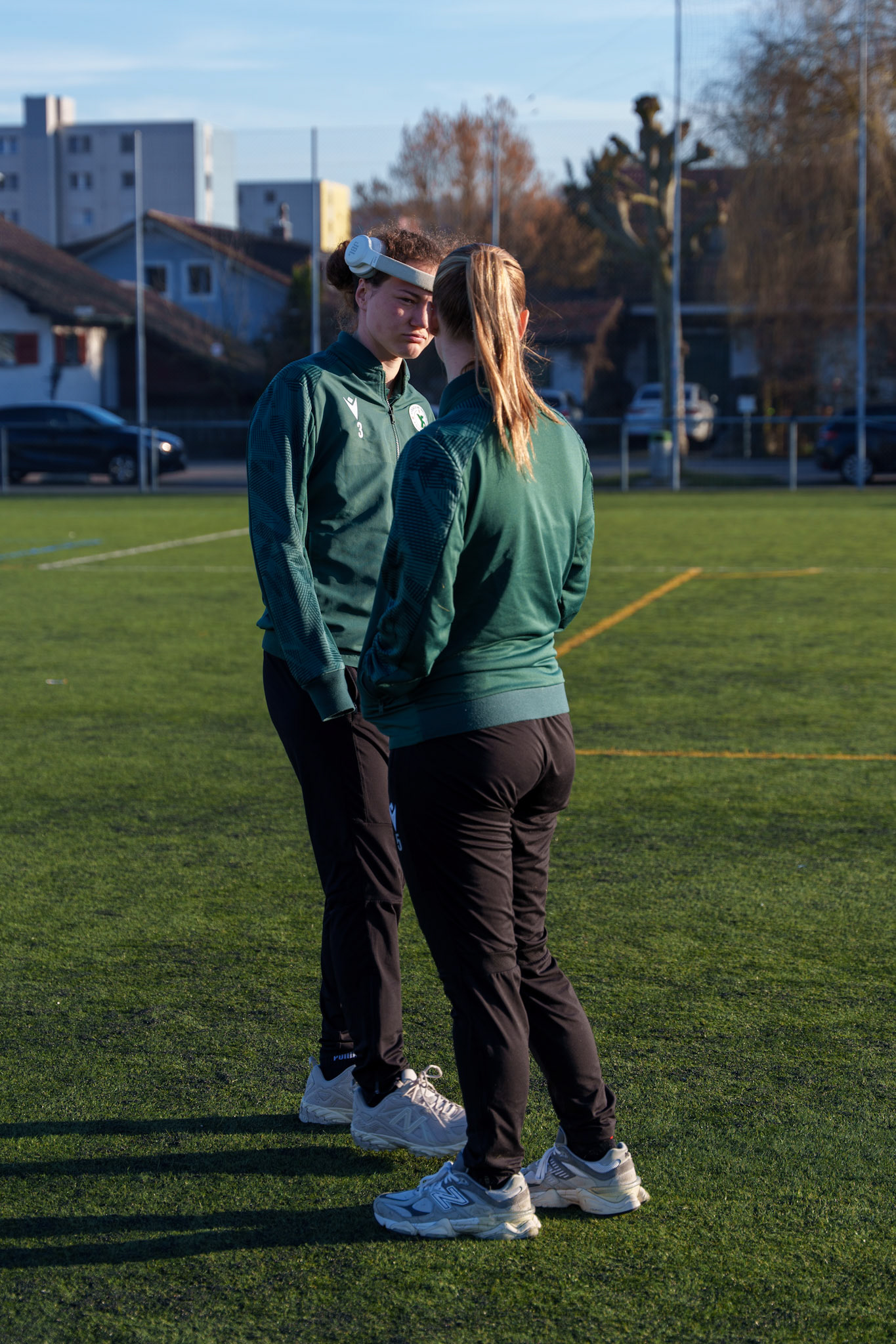 FC Solothurn Frauen et Yverdon Sport FC au Stadion FC Solothurn. (Christian António/LibsVisuals.com)