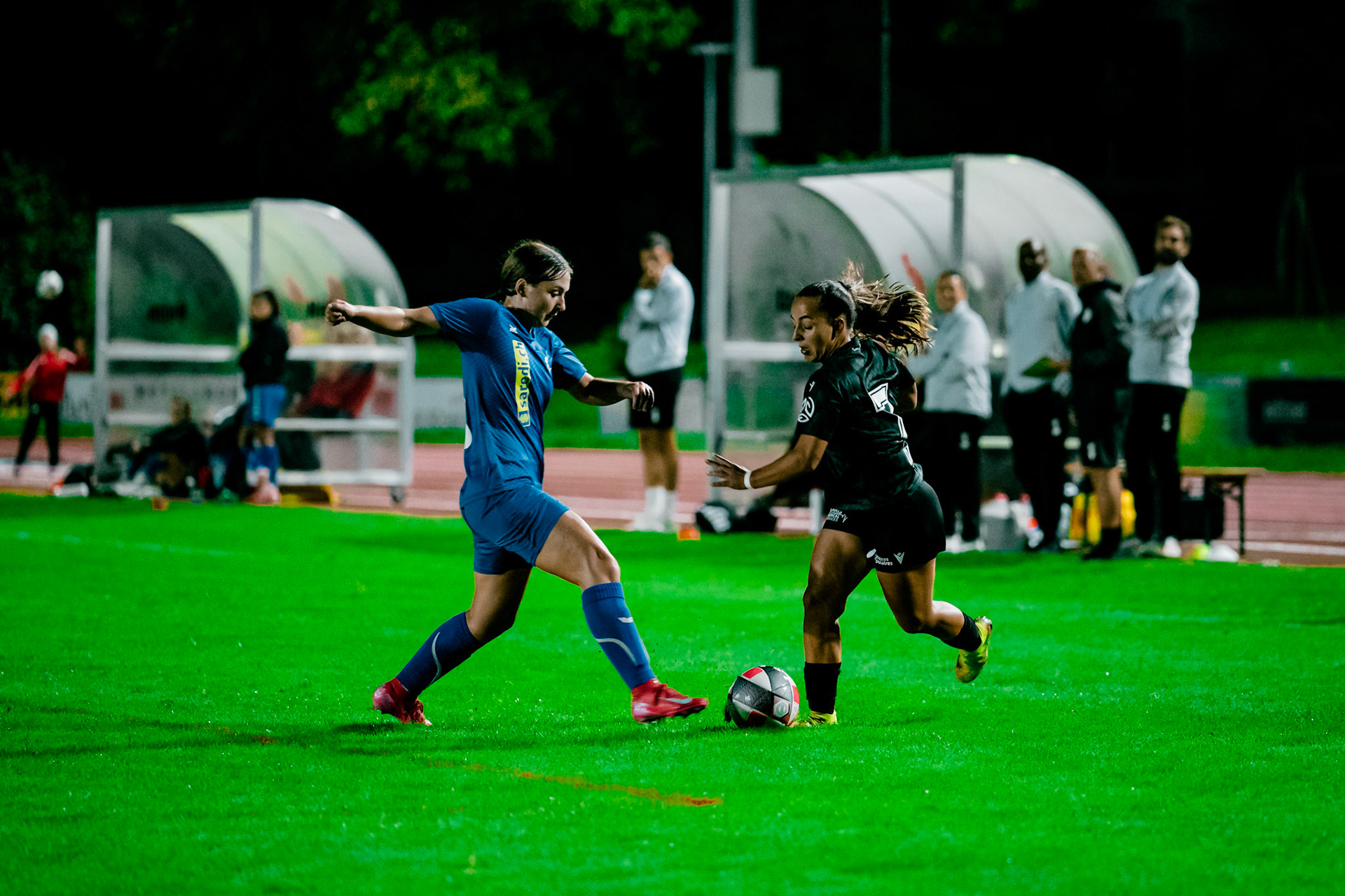 Match championnat LNB féminine opposant FC Küssnacht a/R - Yverdon Sport FC au Sportanlage - Luterbach. (Christian António/LibsVisuals.com)
