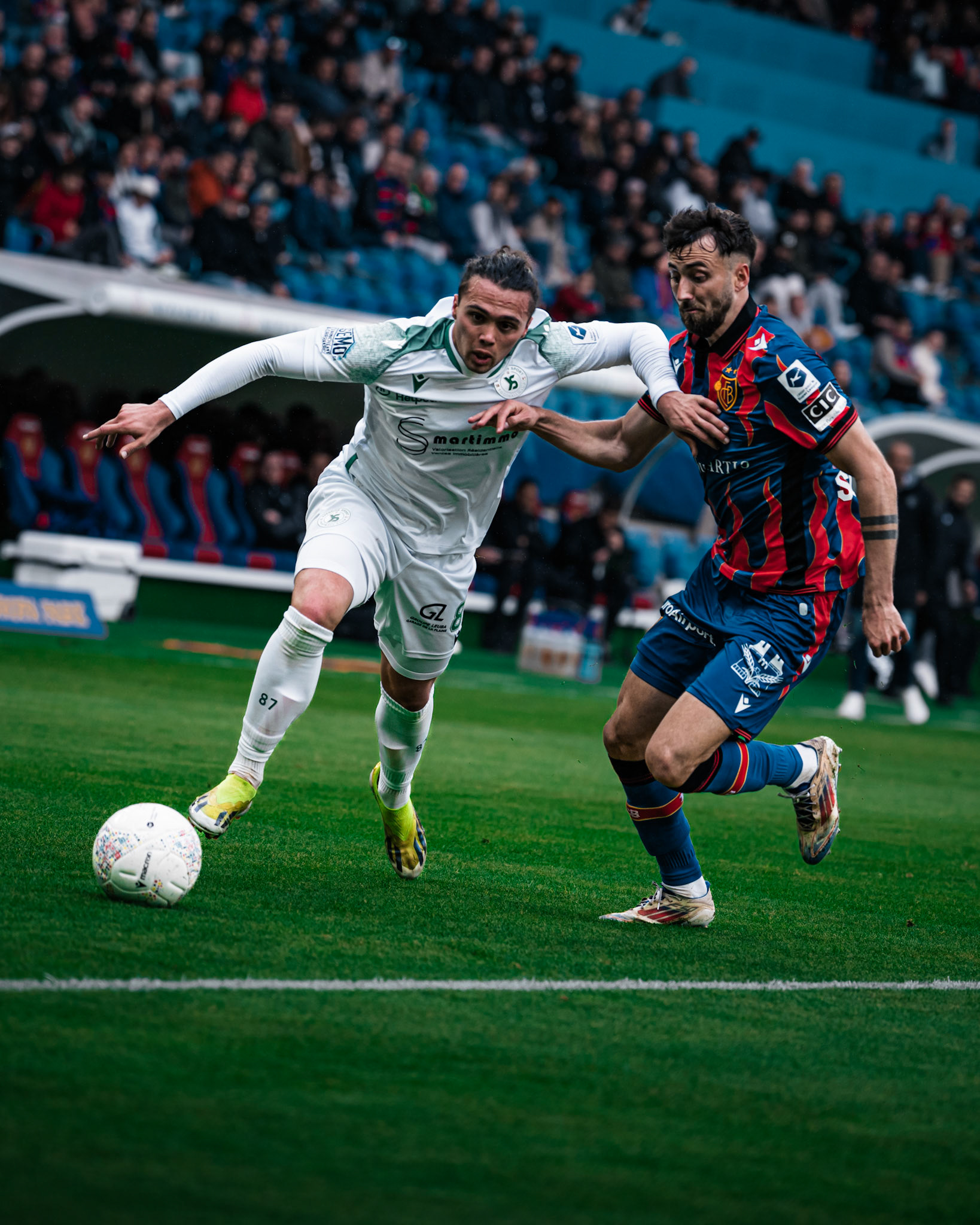 FC Basel 1893 et Yverdon Sport FC au St. Jakob-Park. (Christian António/LibsVisuals.com)