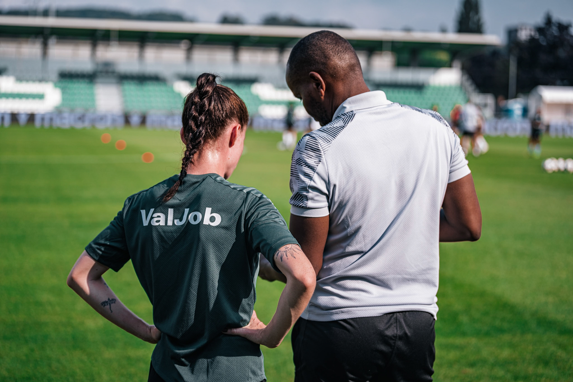 Match championnat opposant Yverdon Sport – FC Wädenswil au Stade Municipal. (Christian António/LibsVisuals.com)