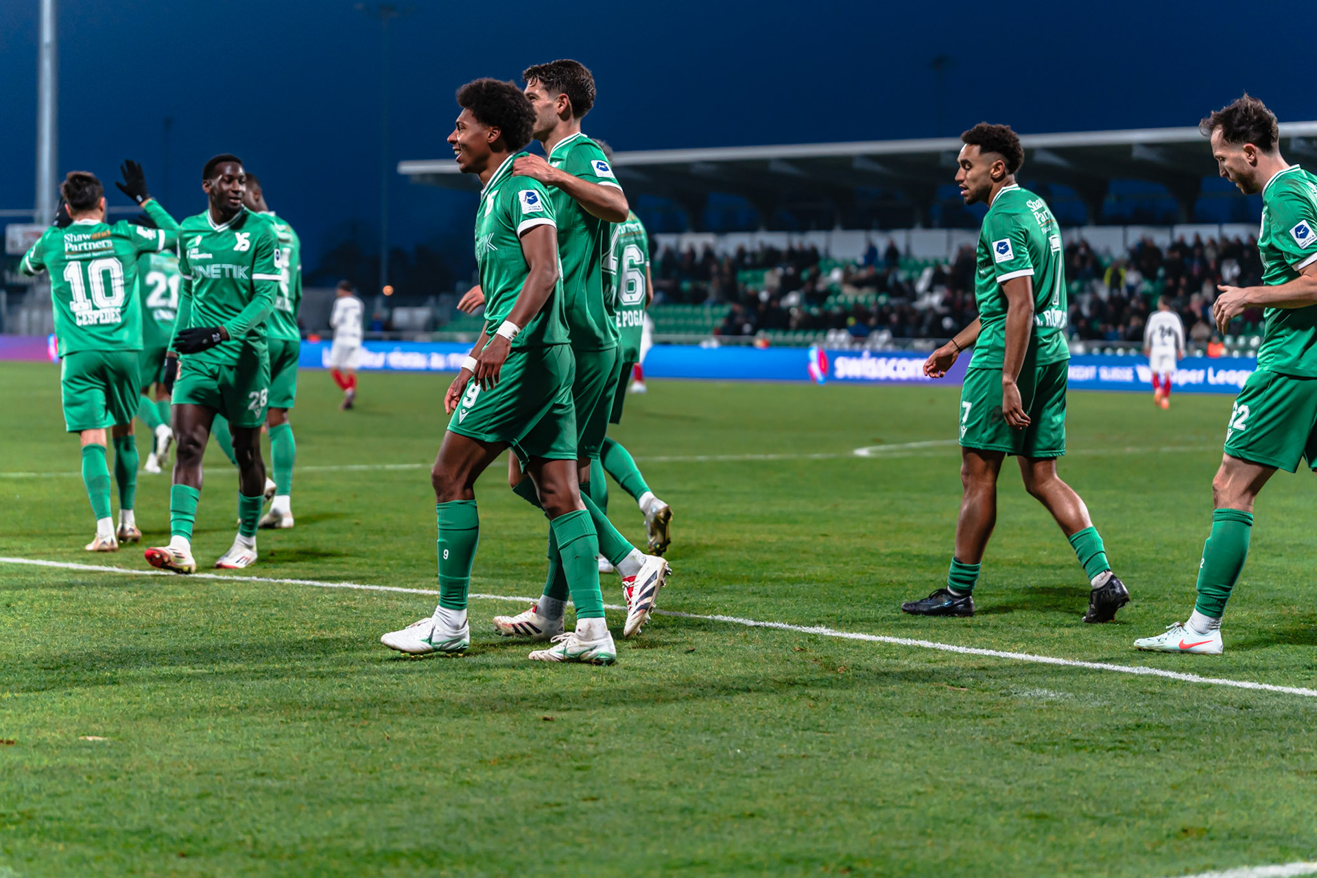Yverdon Sport FC et FC Winterthur au Stade Municipal. (Christian António/LibsVisuals.com)