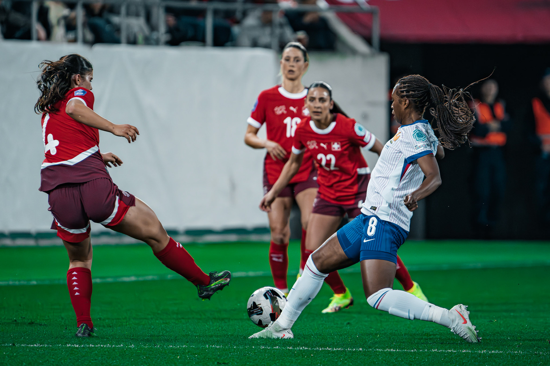 UEFA Women’s Nations League Suisse - France au Kybunpark. (Christian António/LibsVisuals.com)
