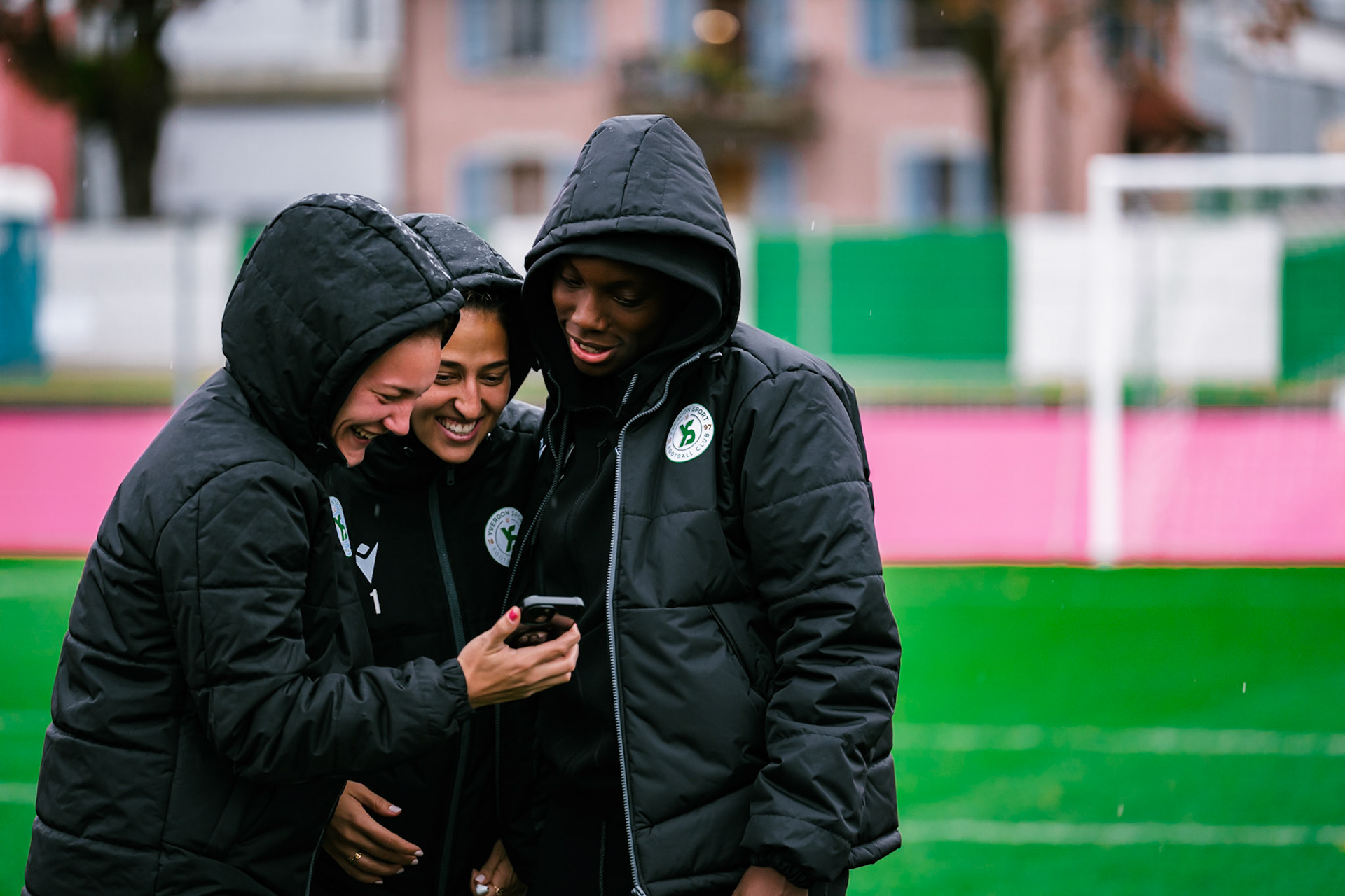 Match de championnat LNB féminine opposant Yverdon Sport FC et le FC Lugano au Stade Municipal, Yverdon-les-Bains. (Christian António / LibsVisuals.com)