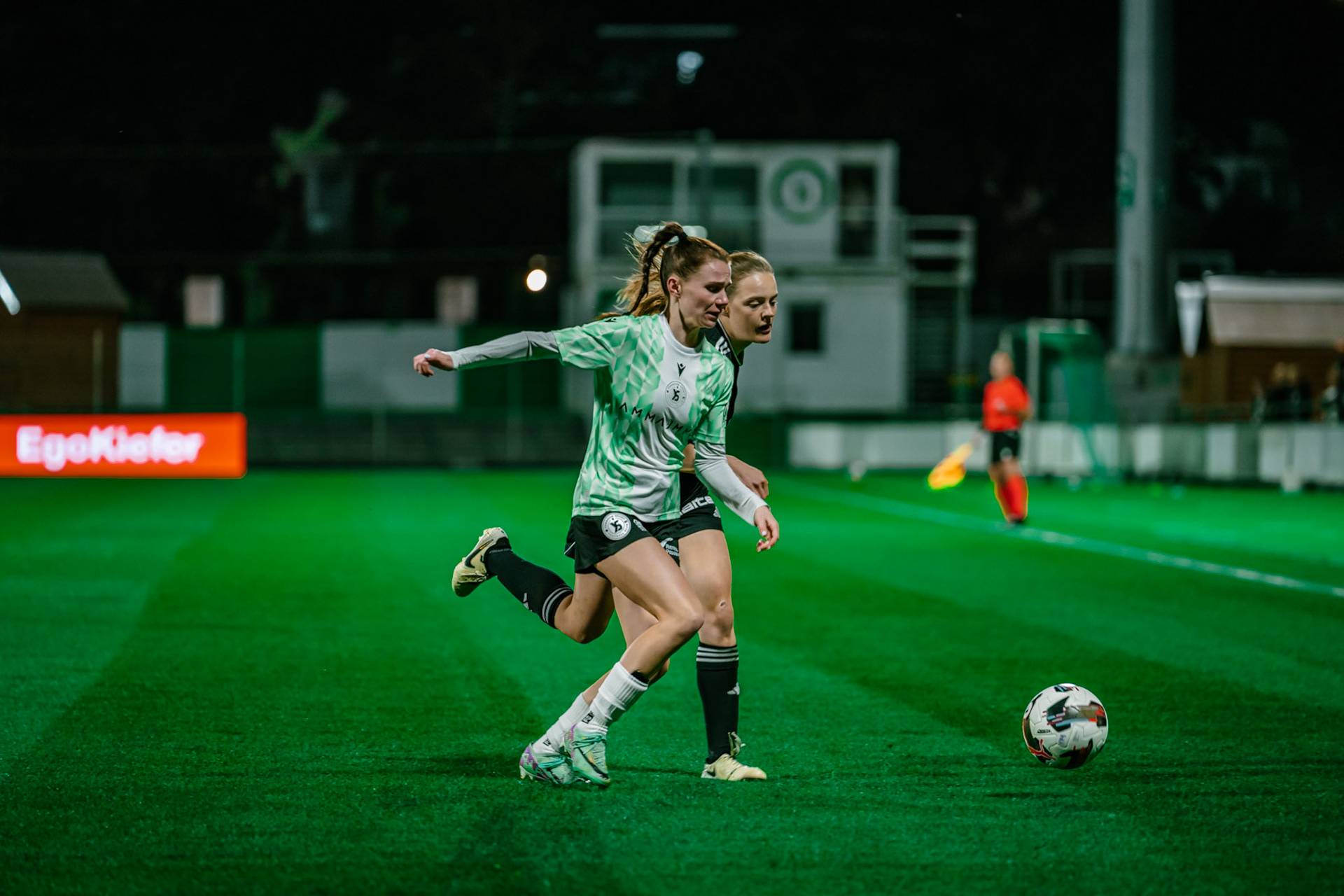 Match de championnat LNB (féminine) opposant Yverdon Sport FC et FC Wil 1900 au Stade Municipal, Yverdon. (Christian António/LibsVisuals.com)