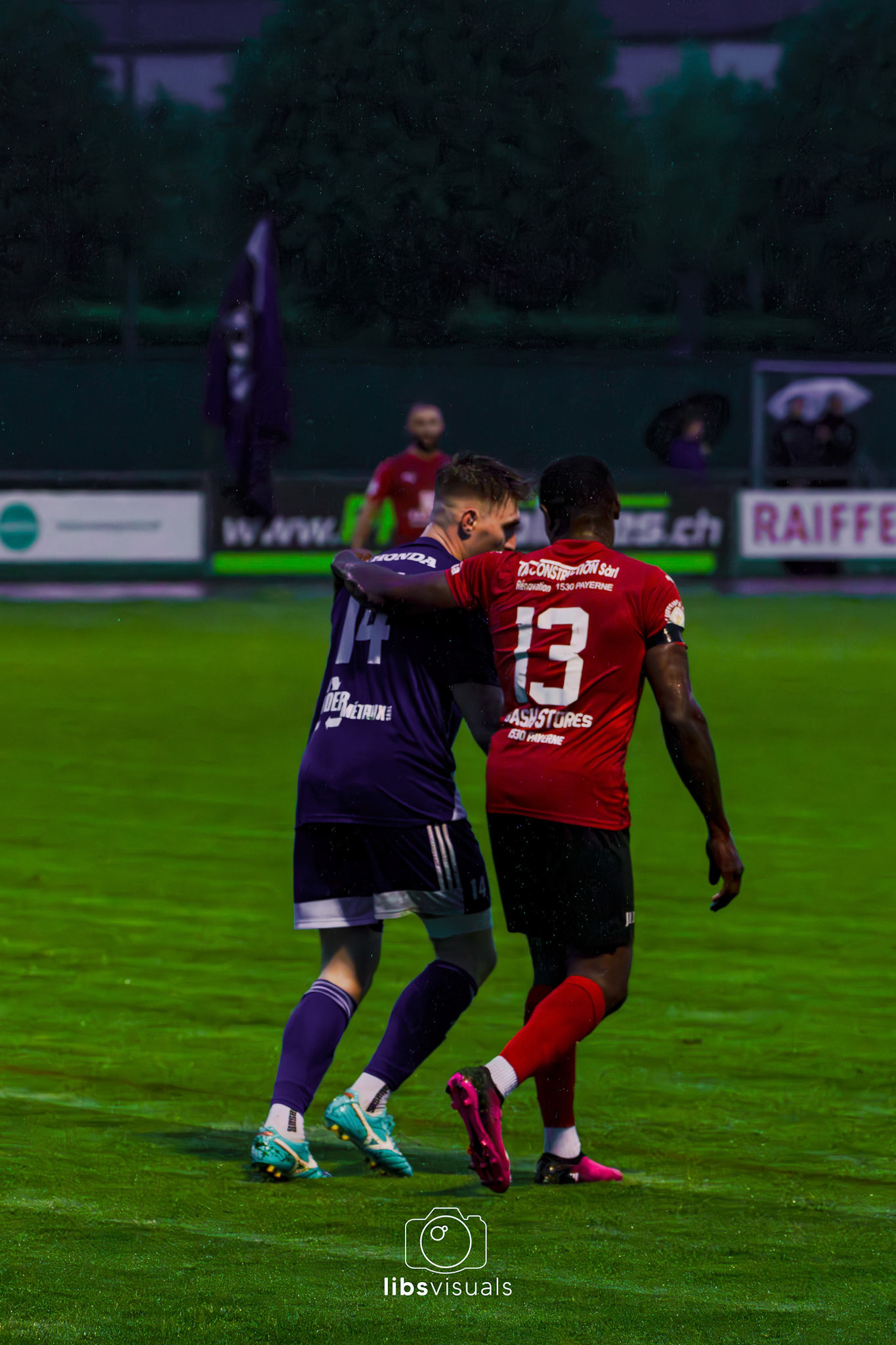 Match de barrage - Promotion 3ème ligue FC Iliria Payerne - FC Champvent au Stade Municipal à Payerne
