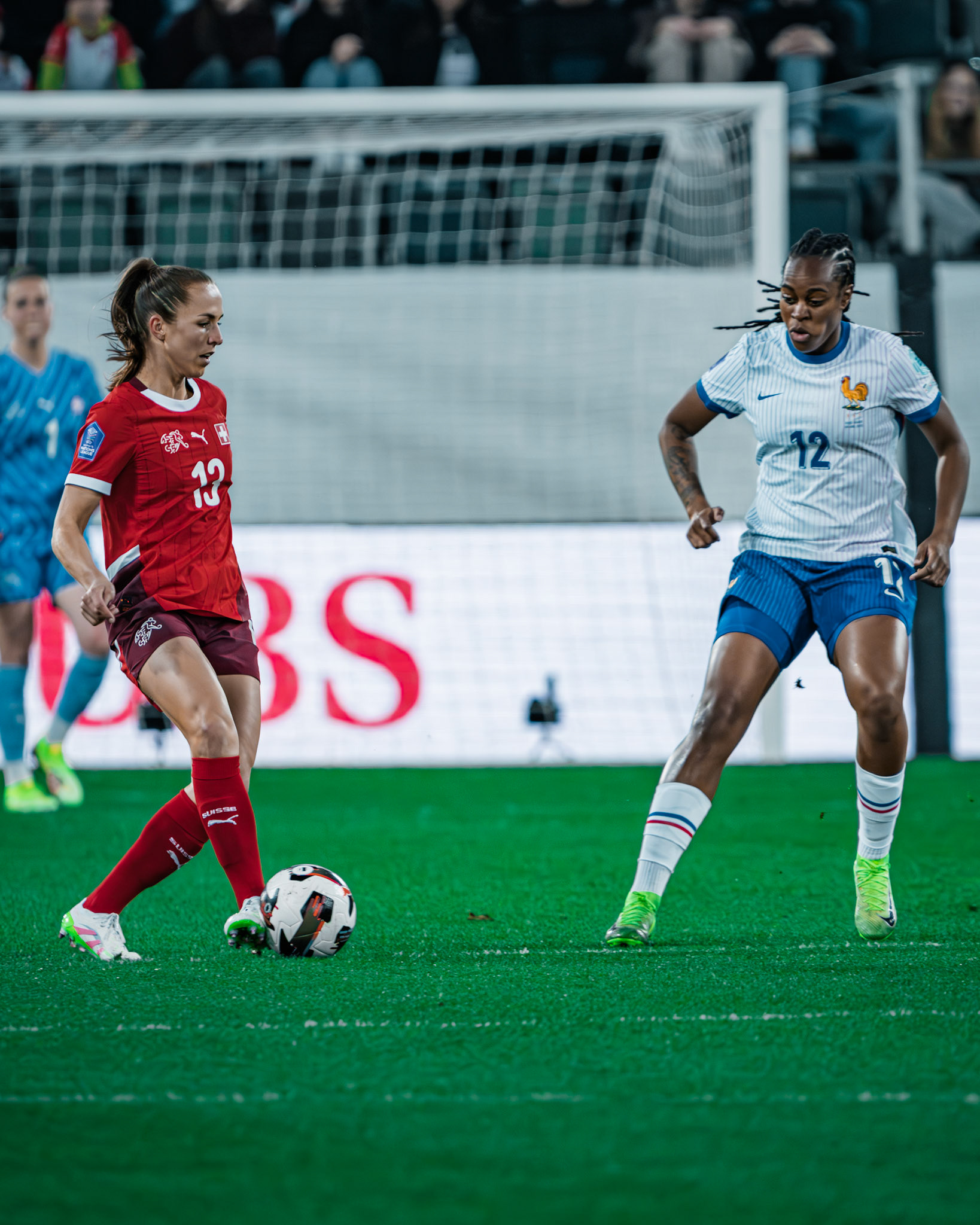 UEFA Women’s Nations League Suisse - France au Kybunpark. (Christian António/LibsVisuals.com)