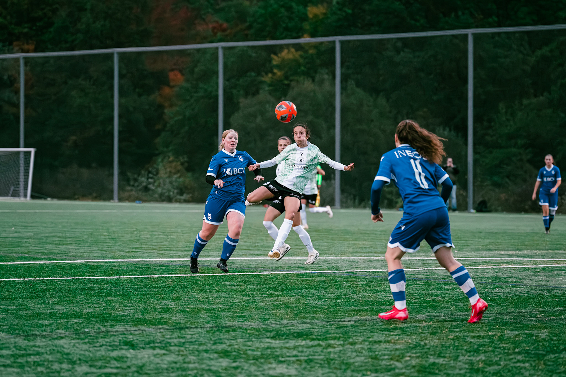 Match AXA Women’s Cup (1/16 de finale) opposant FC Lausanne-Sport et Yverdon Sport FC au Centre sportif de la Tuilière. (Christian António/LibsVisuals.com)