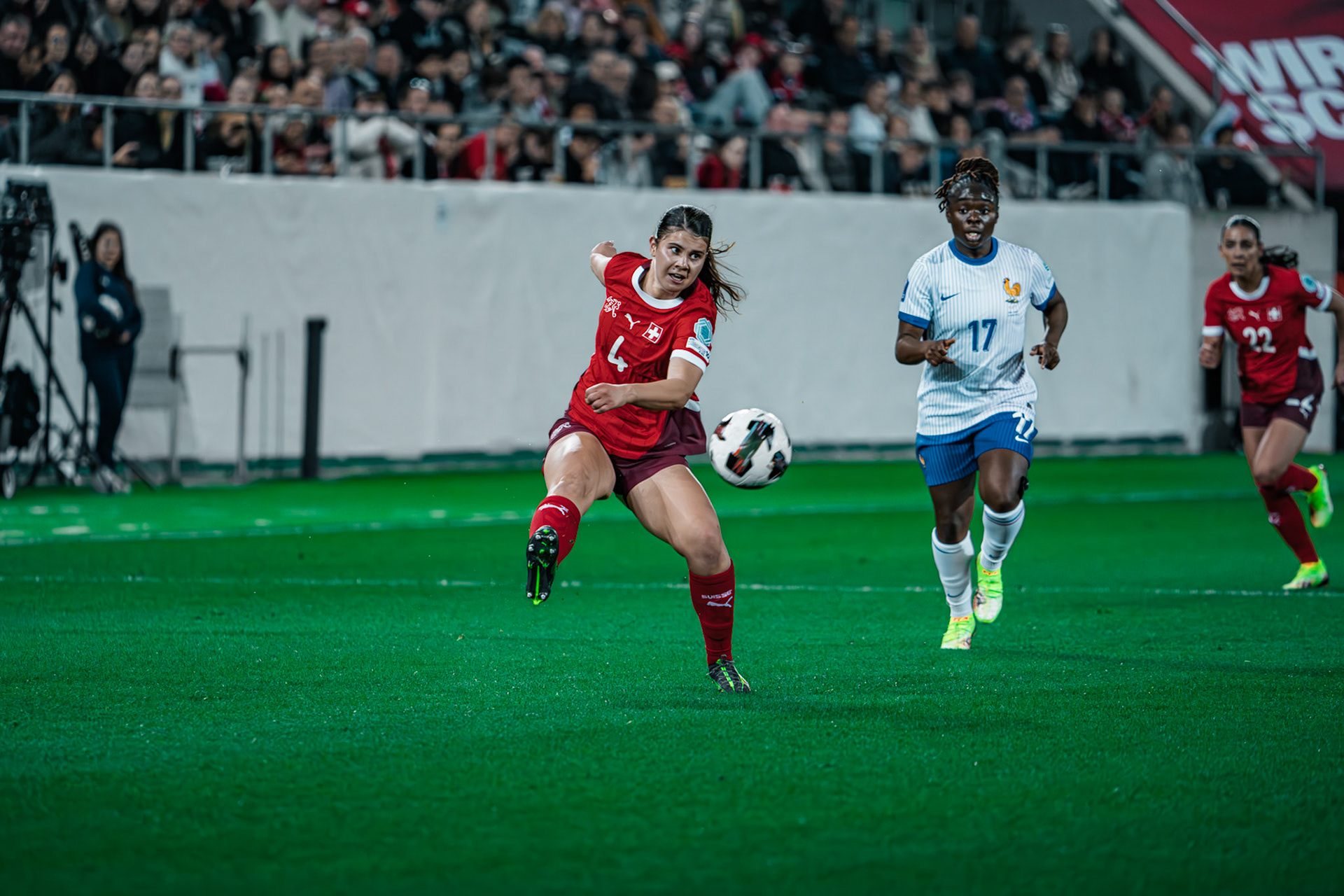 UEFA Women’s Nations League Suisse - France au Kybunpark. (Christian António/LibsVisuals.com)