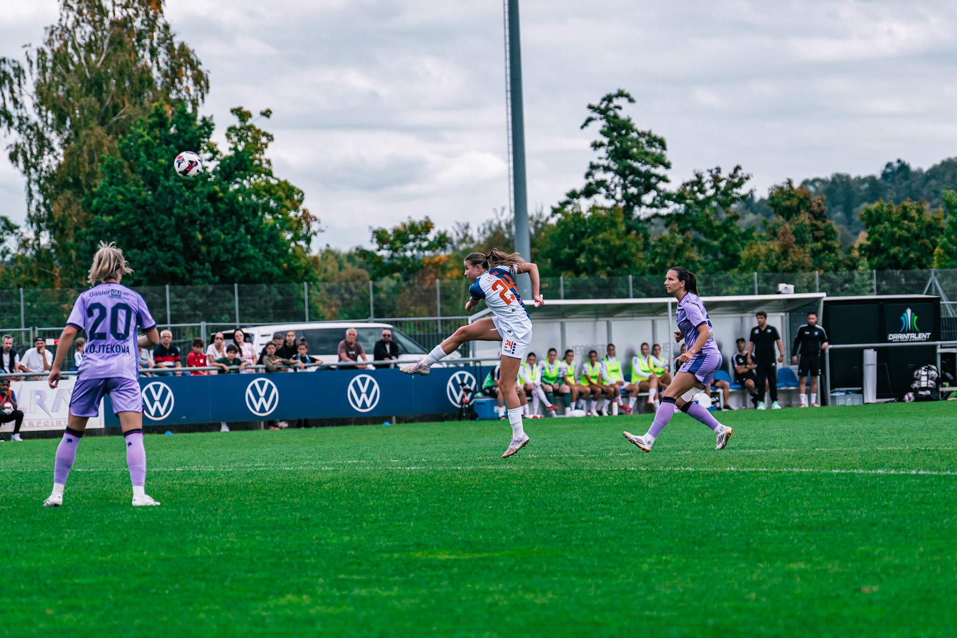 Match de l’AXA Women’s Super League opposant GC Frauenfussball et FC Basel 1893 au GC/Campus, Niederhasli (Platz 1). (Christian António/LibsVisuals.com)