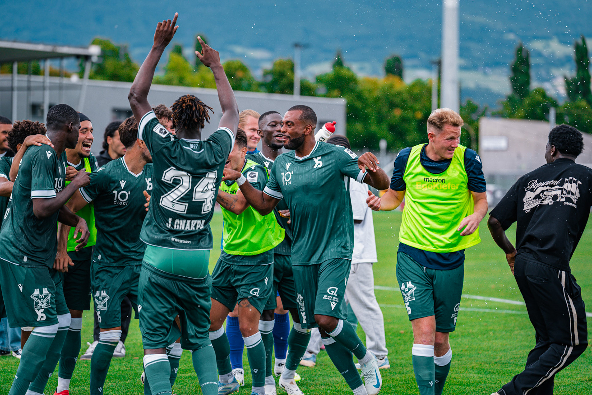 Match opposant Yverdon Sport FC face au Stade Lausanne Ouchy au Stade Municipal. (Christian António/LibsVisuals.com)