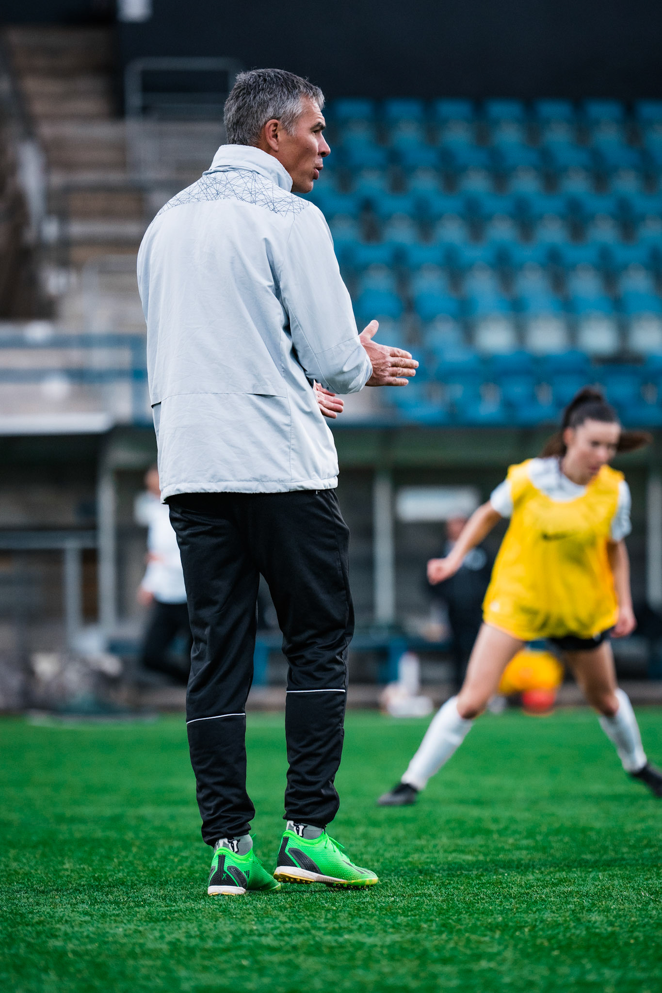 Etoile Carouge FC et Yverdon Sport FC au  Stade de la Fontenette (Christian António/LibsVisuals.com)