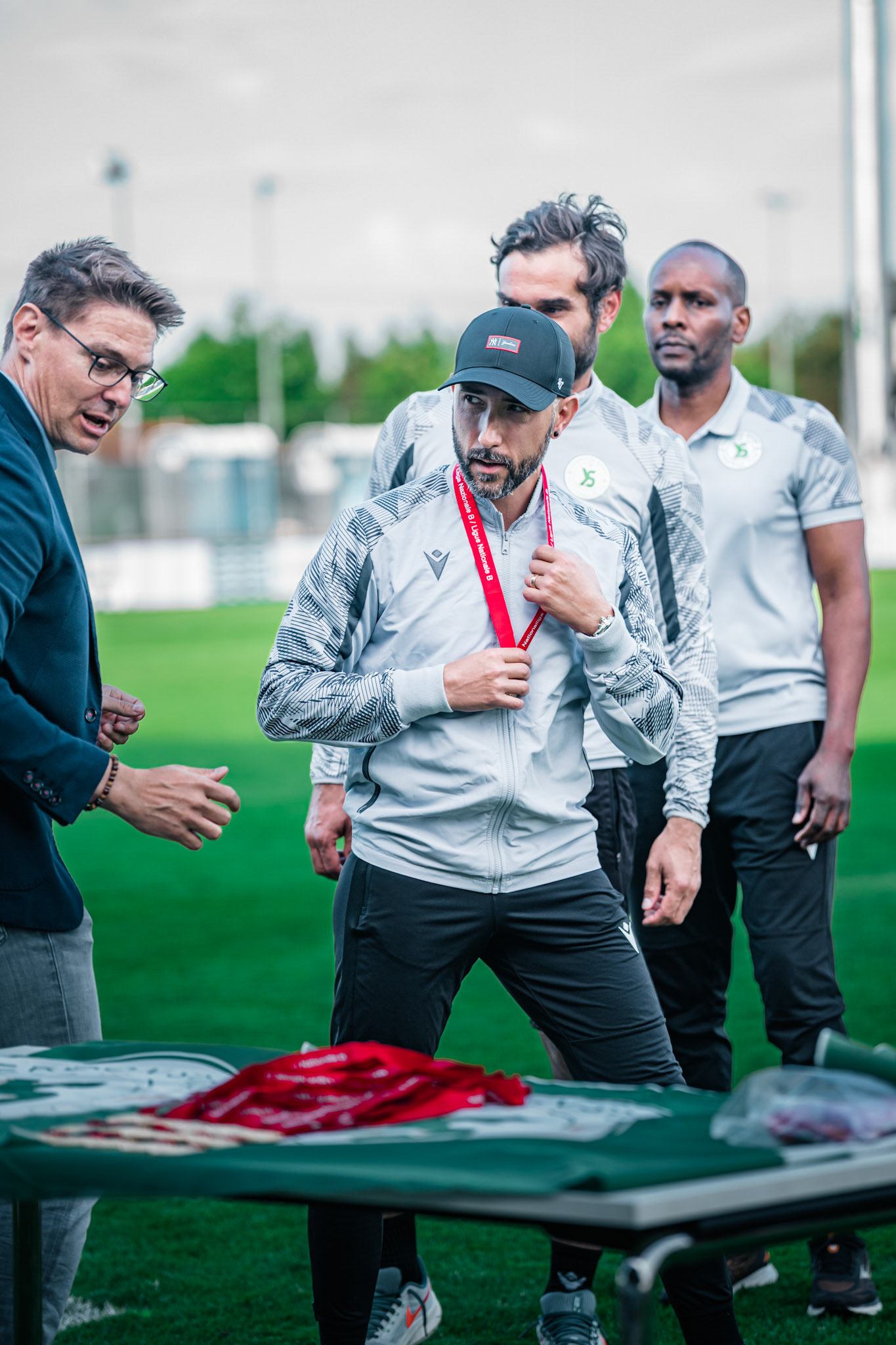 Yverdon Sport FC et FC Rapperswil-Jona au Stade Municipal. (Christian António/LibsVisuals.com)