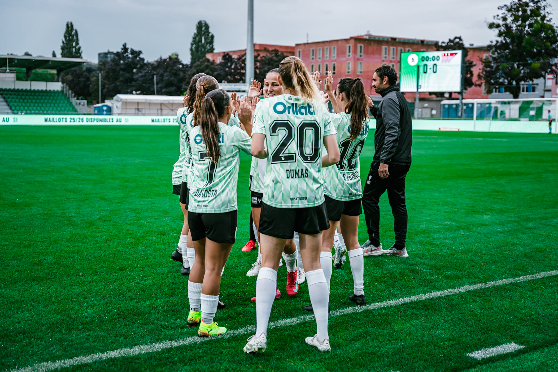 Match championnat LNB féminine opposant Yverdon Sport FC et FC Solothurn Frauen au Stade Municipal. (Christian António/LibsVisuals.com)