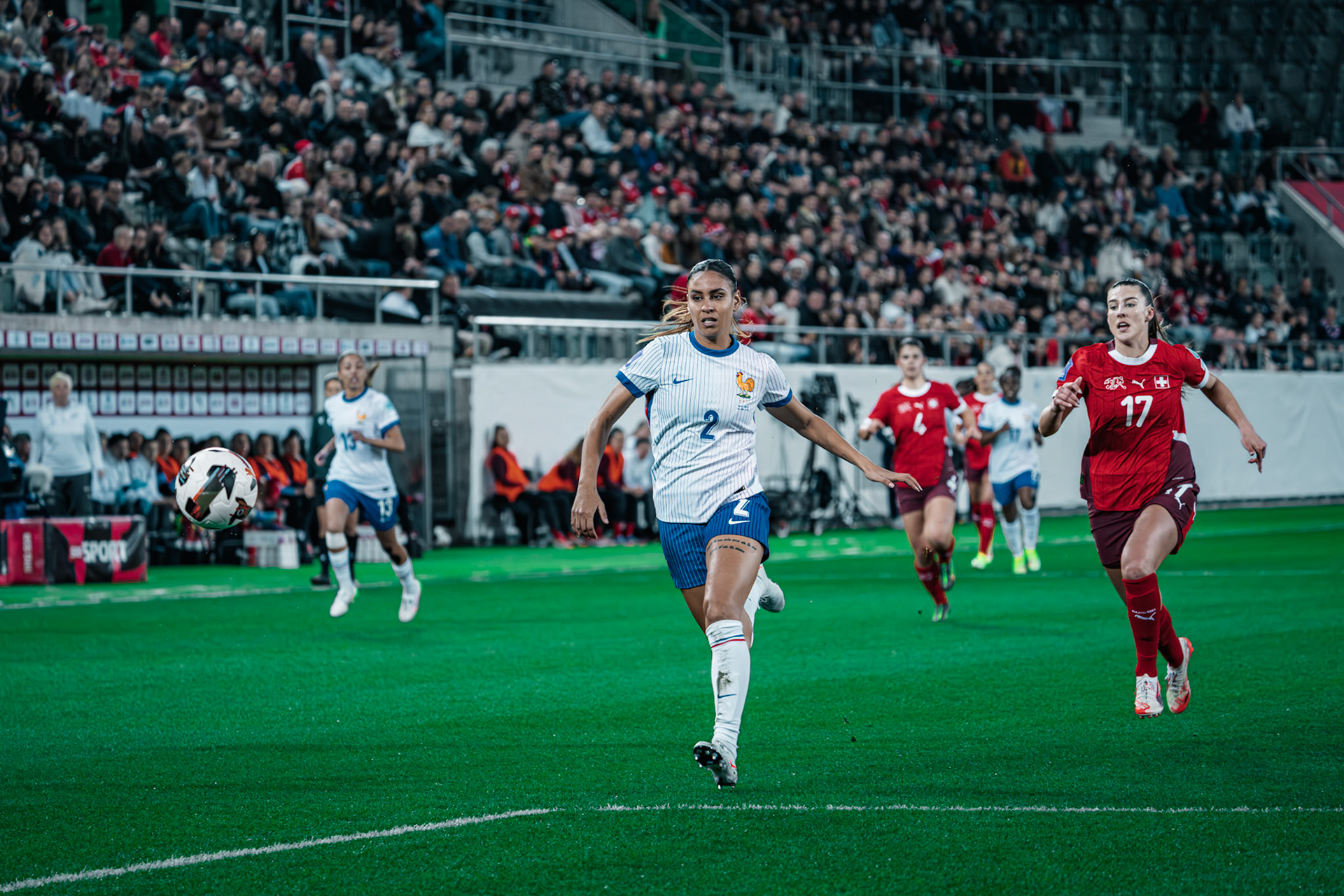 UEFA Women’s Nations League Suisse - France au Kybunpark. (Christian António/LibsVisuals.com)