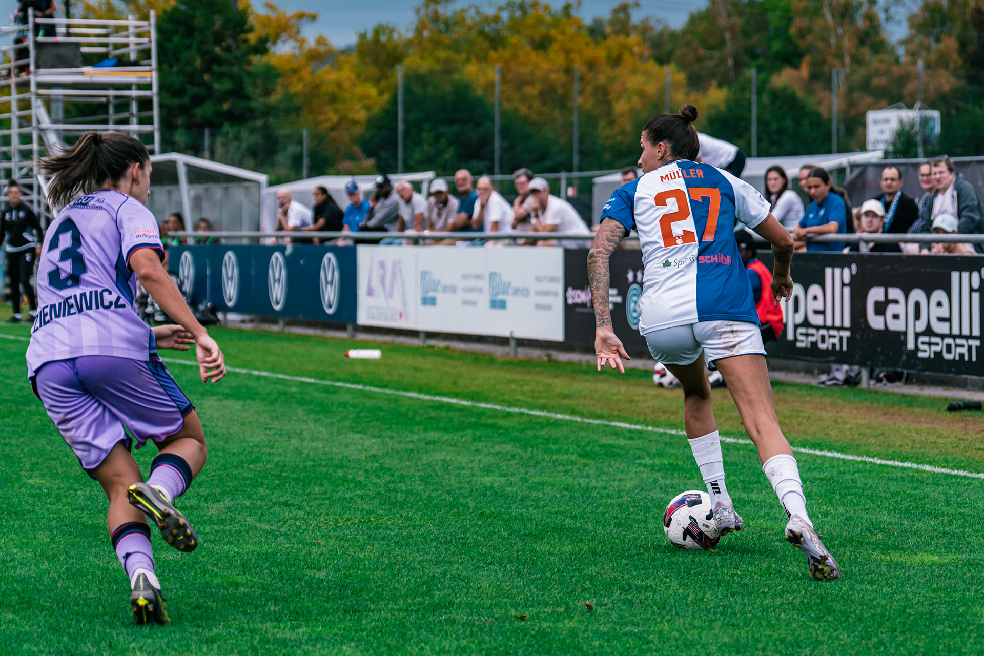 Match de l’AXA Women’s Super League opposant GC Frauenfussball et FC Basel 1893 au GC/Campus, Niederhasli (Platz 1). (Christian António/LibsVisuals.com)