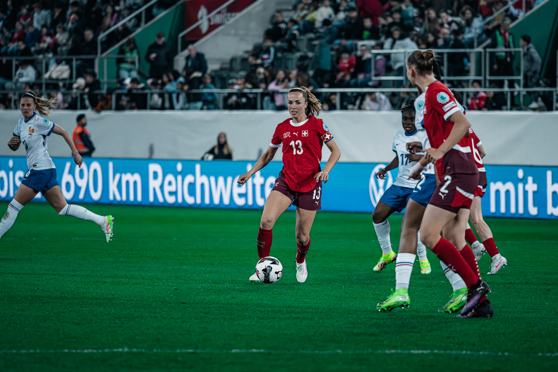 UEFA Women’s Nations League Suisse - France au Kybunpark. (Christian António/LibsVisuals.com)