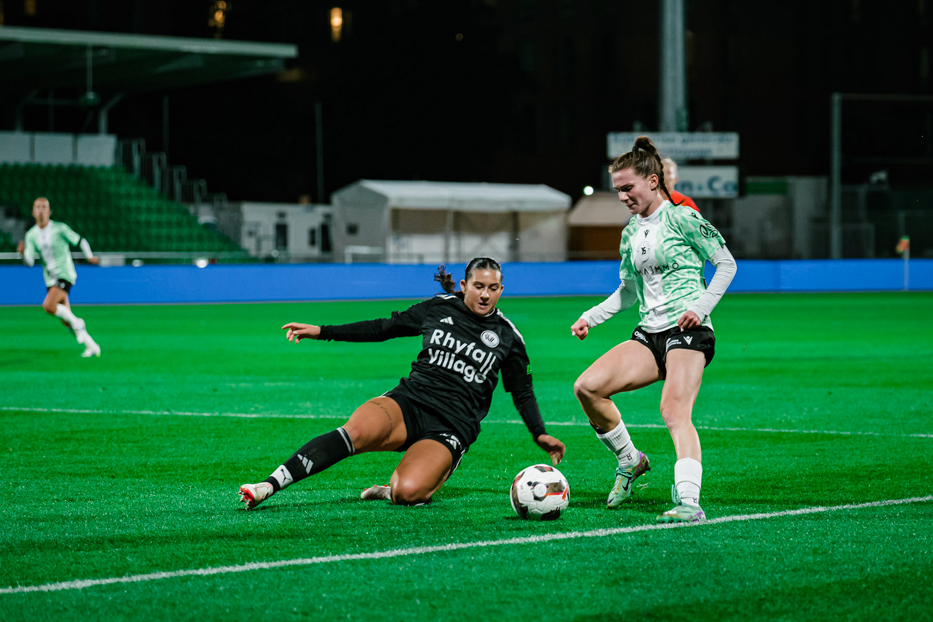 Match de championnat LNB (féminine) opposant Yverdon Sport FC et FC Wil 1900 au Stade Municipal, Yverdon. (Christian António/LibsVisuals.com)