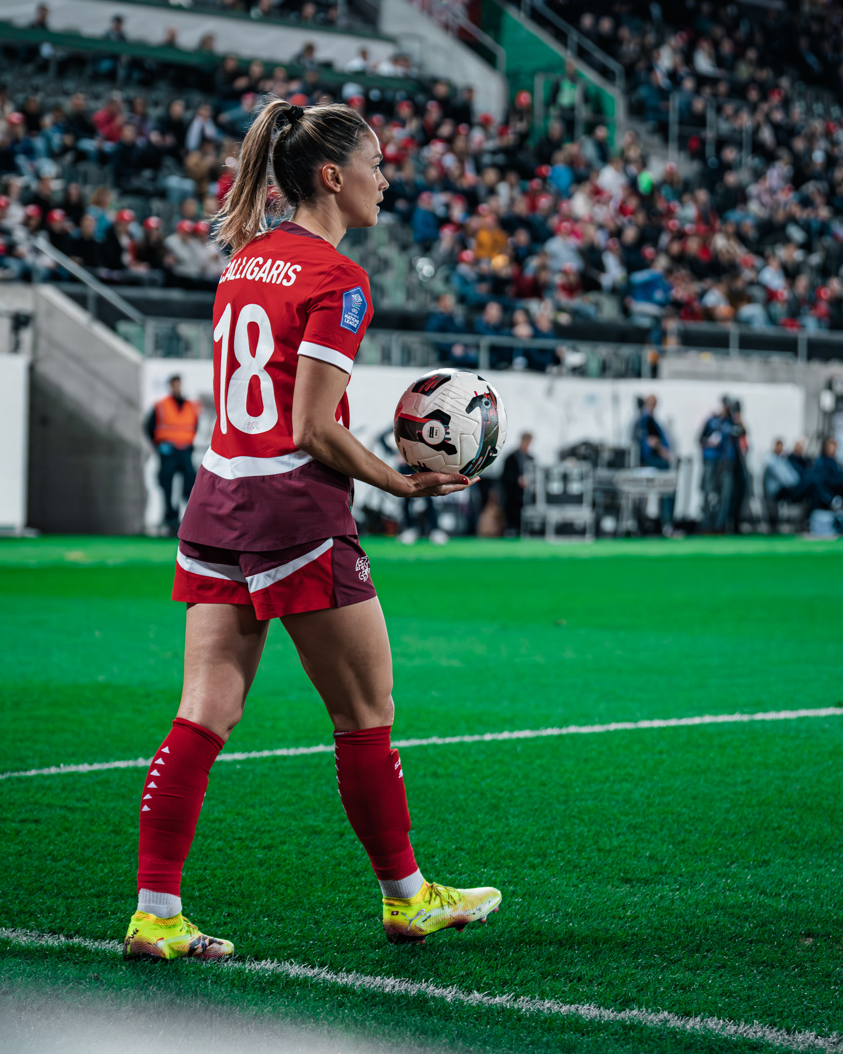 UEFA Women’s Nations League Suisse - France au Kybunpark. (Christian António/LibsVisuals.com)