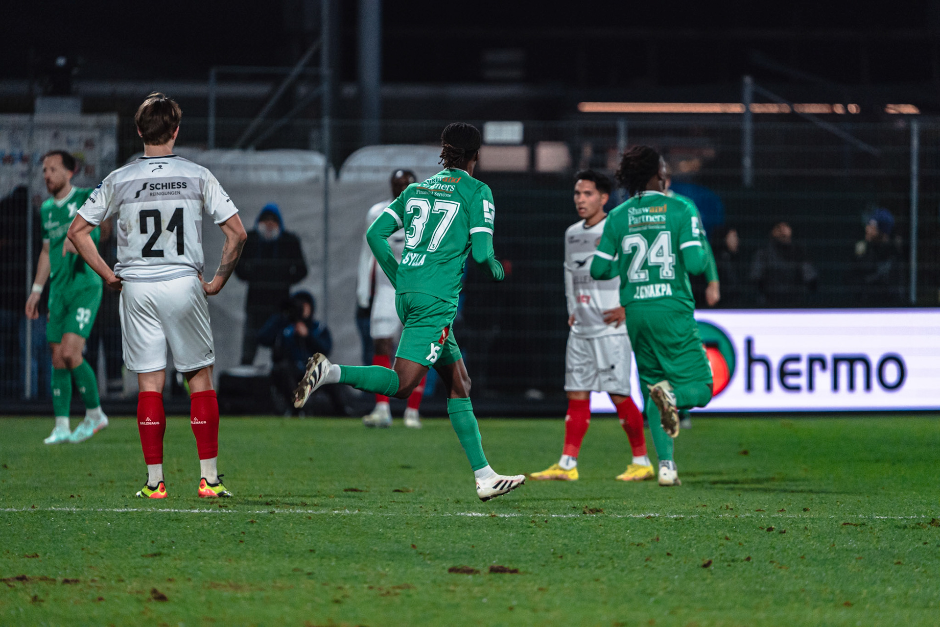 Yverdon Sport FC et FC Winterthur au Stade Municipal. (Christian António/LibsVisuals.com)