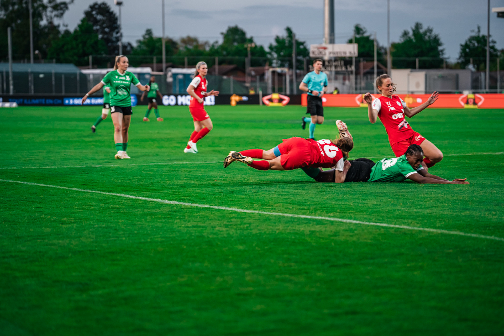 Yverdon Sport FC et FC Rapperswil-Jona au Stade Municipal. (Christian António/LibsVisuals.com)