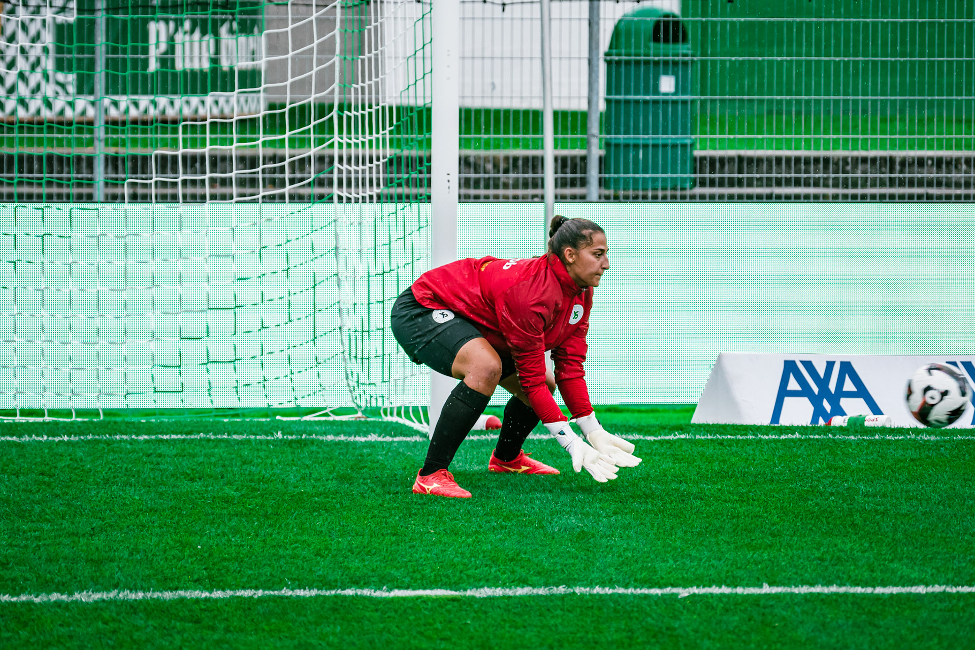 Match championnat LNB féminine opposant Yverdon Sport FC et FC Solothurn Frauen au Stade Municipal. (Christian António/LibsVisuals.com)