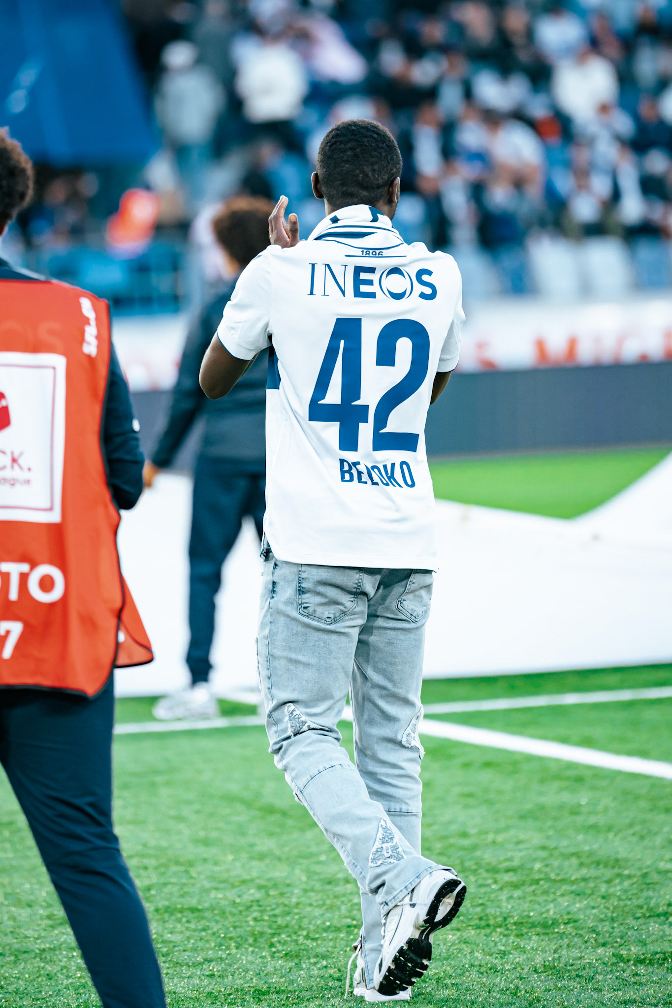 Match aller du tour de barrage de l’UEFA Europa Conference League 2025/26 opposant Lausanne-Sport et le Beşiktaş JK au Stade de la Tuilière. (Christian António/LibsVisuals.com)
