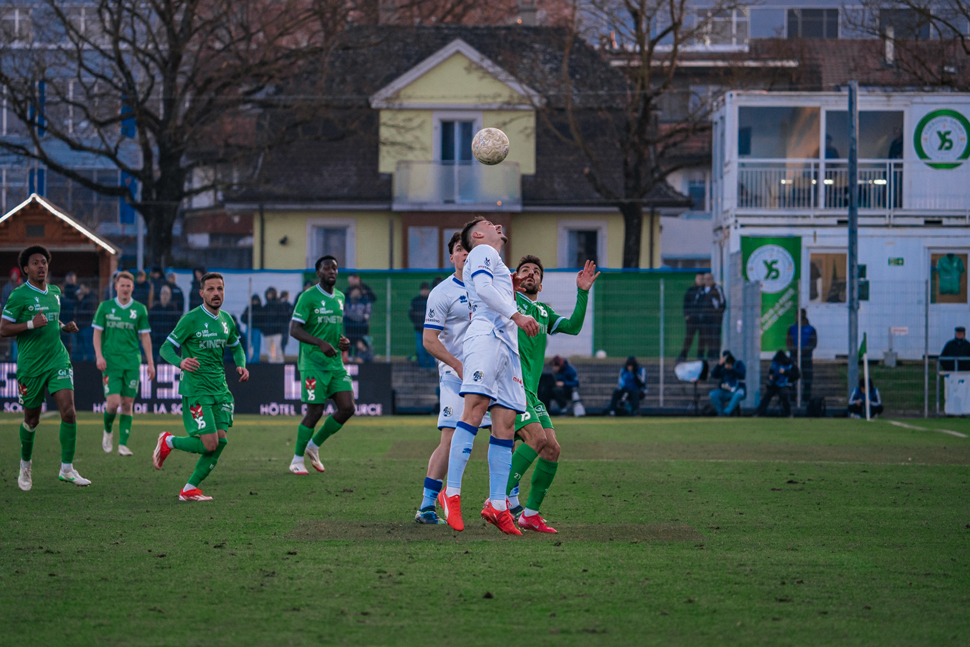 Yverdon Sport FC et FC Luzern au Stade Municipal. (Christian António/LibsVisuals.com)
