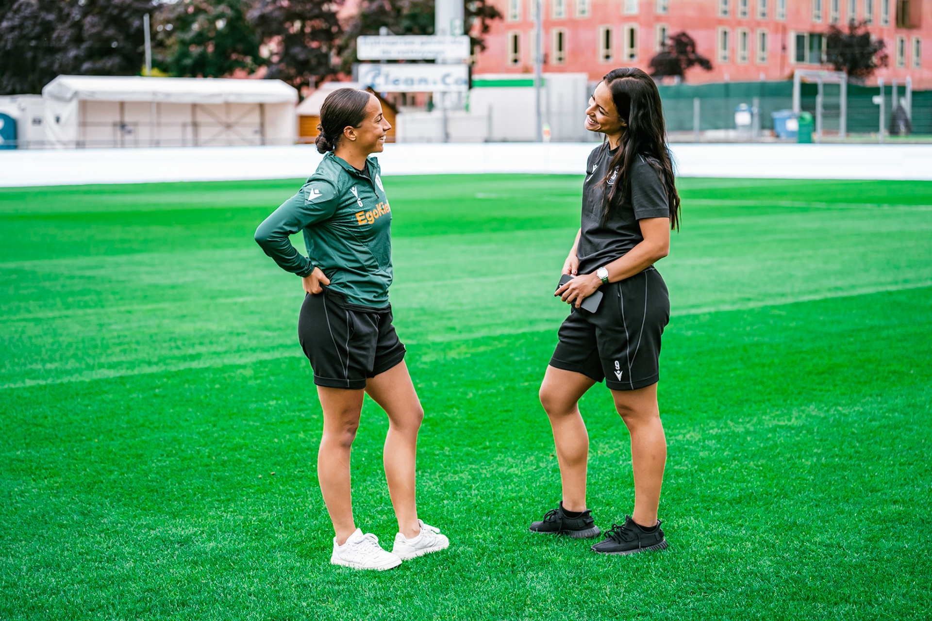 Match championnat LNB féminine opposant Yverdon Sport FC et FC Solothurn Frauen au Stade Municipal. (Christian António/LibsVisuals.com)