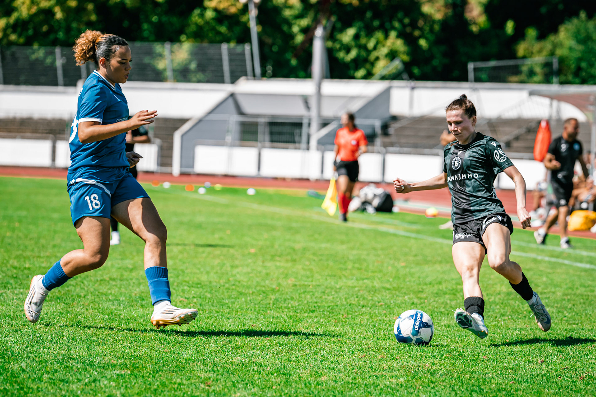 Match AXA Women’s Cup opposant FC Concordia Basel - Yverdon Sport FC au Sportanlagen St. Jakob. (Christian António/LibsVisuals.com)