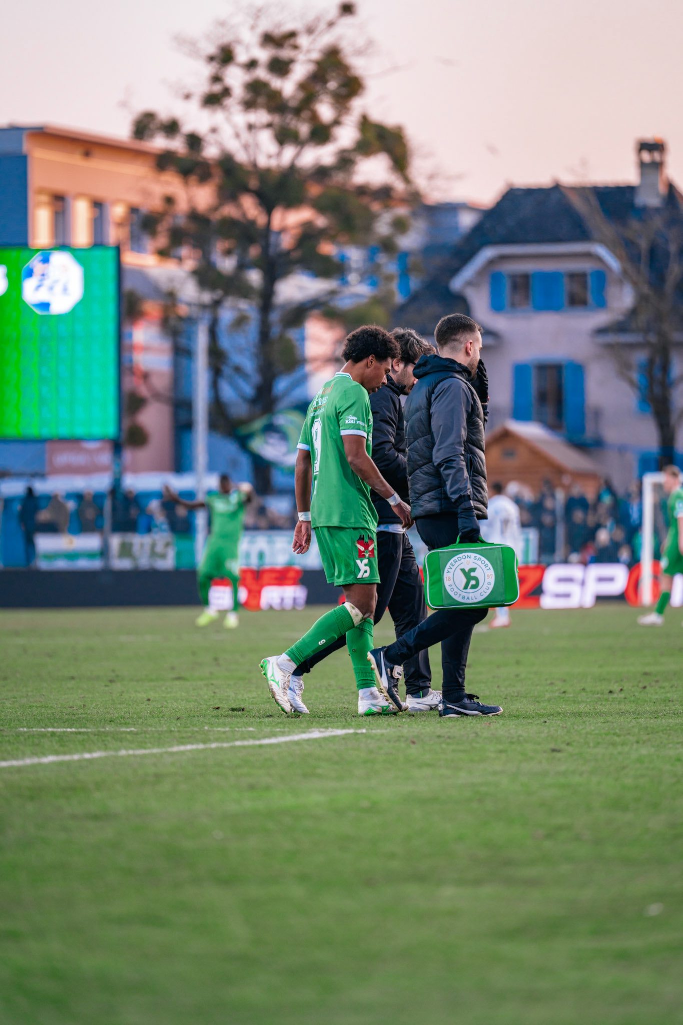 Yverdon Sport FC et FC Luzern au Stade Municipal. (Christian António/LibsVisuals.com)