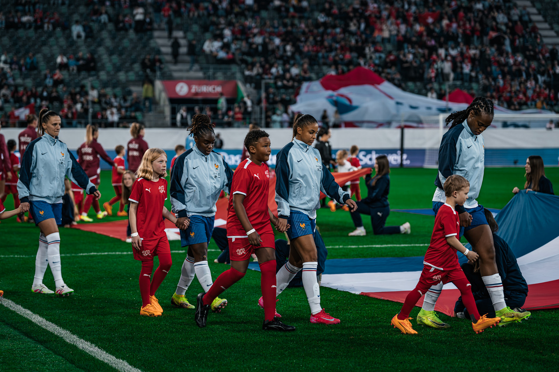 UEFA Women’s Nations League Suisse - France au Kybunpark. (Christian António/LibsVisuals.com)