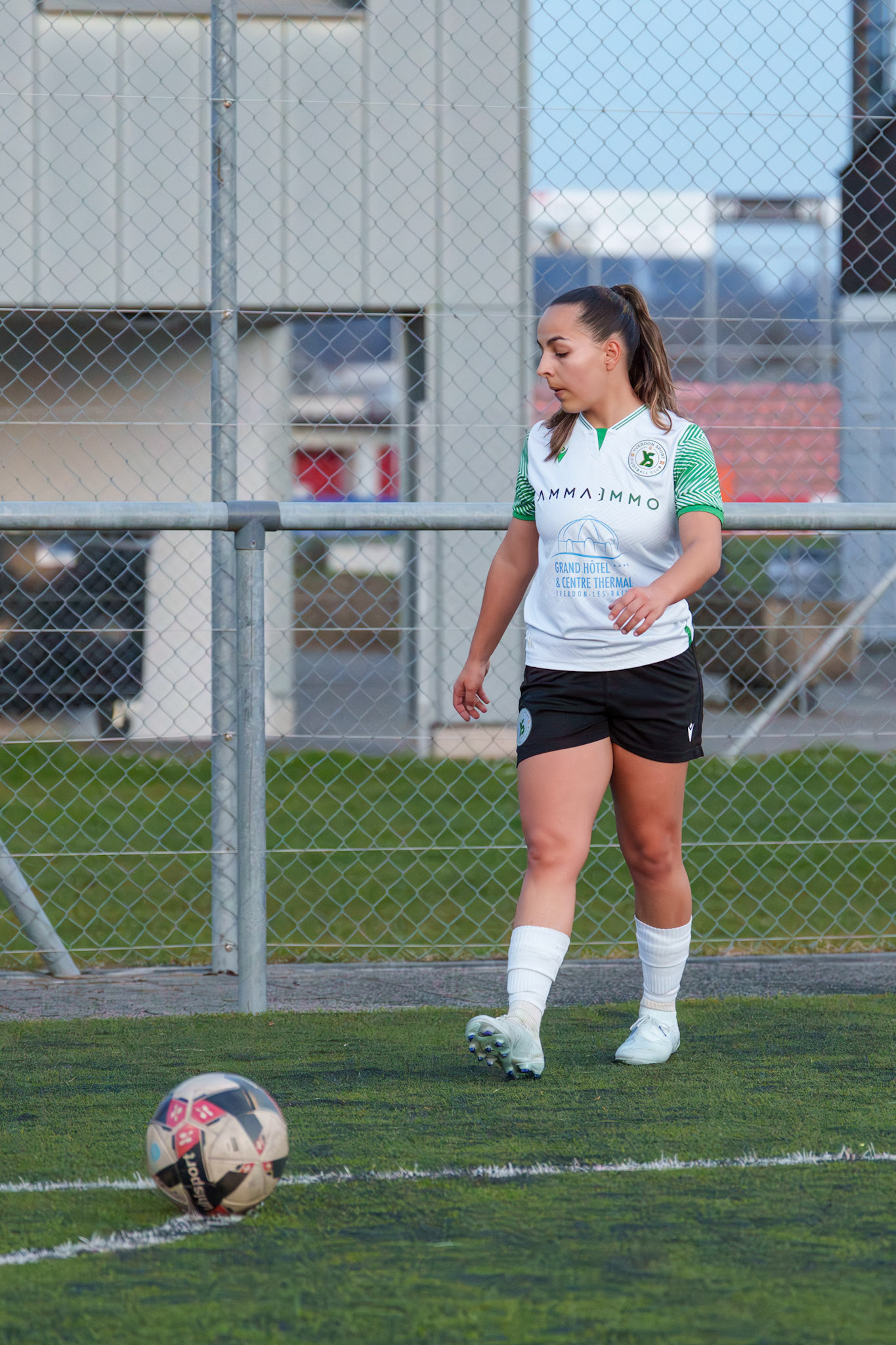 FC Solothurn Frauen et Yverdon Sport FC au Stadion FC Solothurn. (Christian António/LibsVisuals.com)