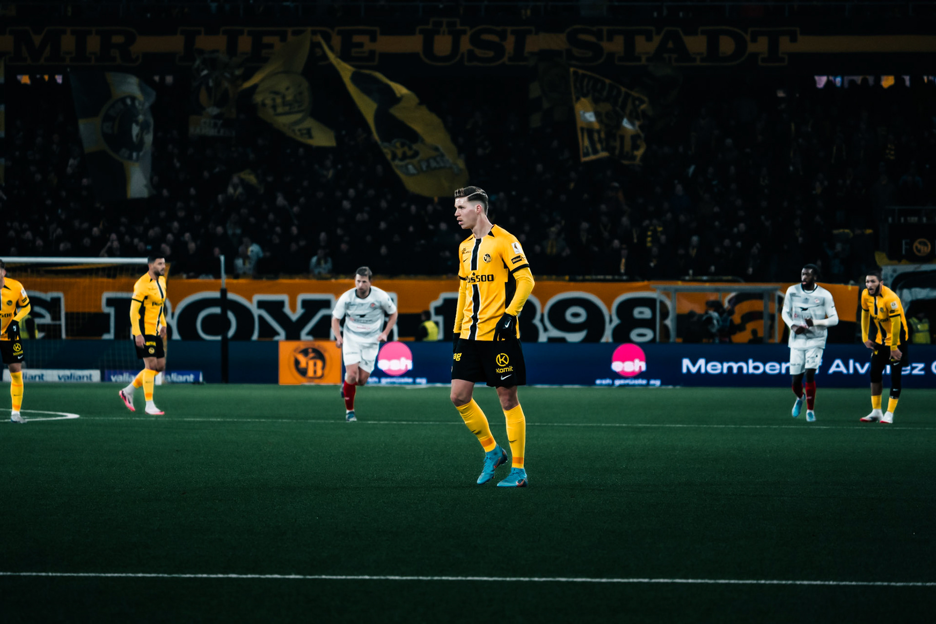 Cedric Itten, Attaquant du BSC Young Boys lors du match entre BSC Young Boys et FC Winterthur au Stadion Wankdorf. (Christian António/LibsVisuals.com)