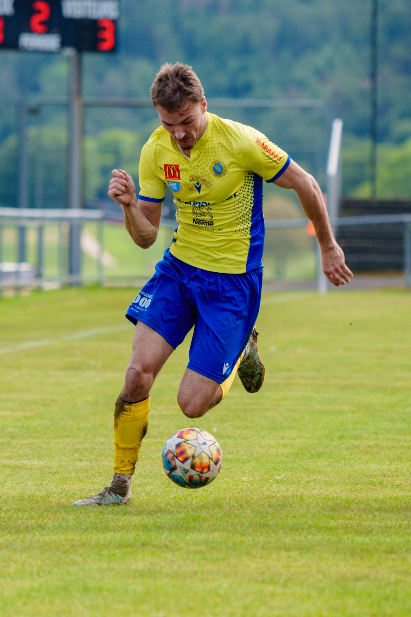 Match 2ème Ligue FC Bosna Yverdon - FC Vevey Sport II au Stade Sous-Ville à Baulmes
