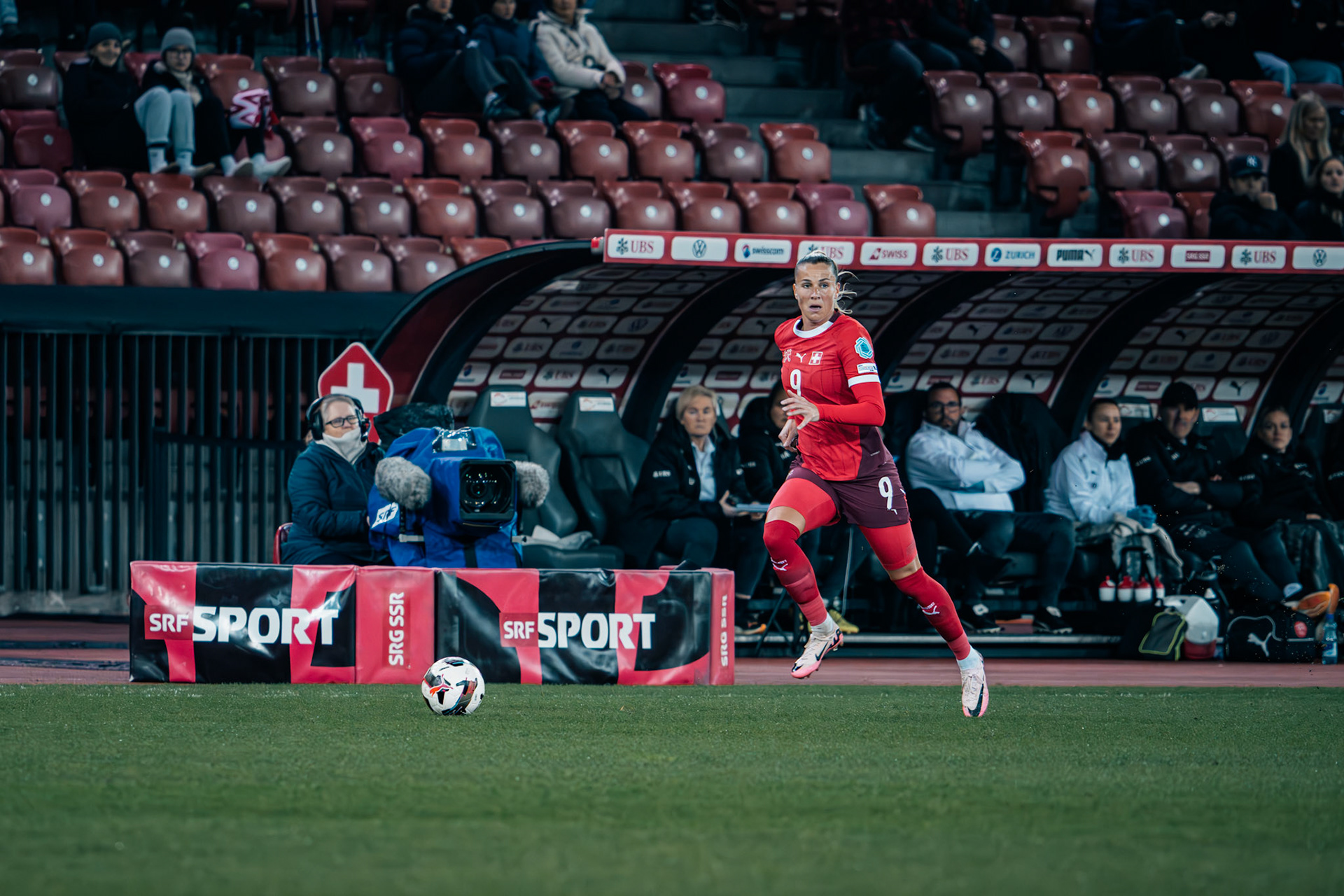 UEFA Women's Nations League Suisse - Islande au Stadion Letzigrund. (Christian António/LibsVisuals.com)