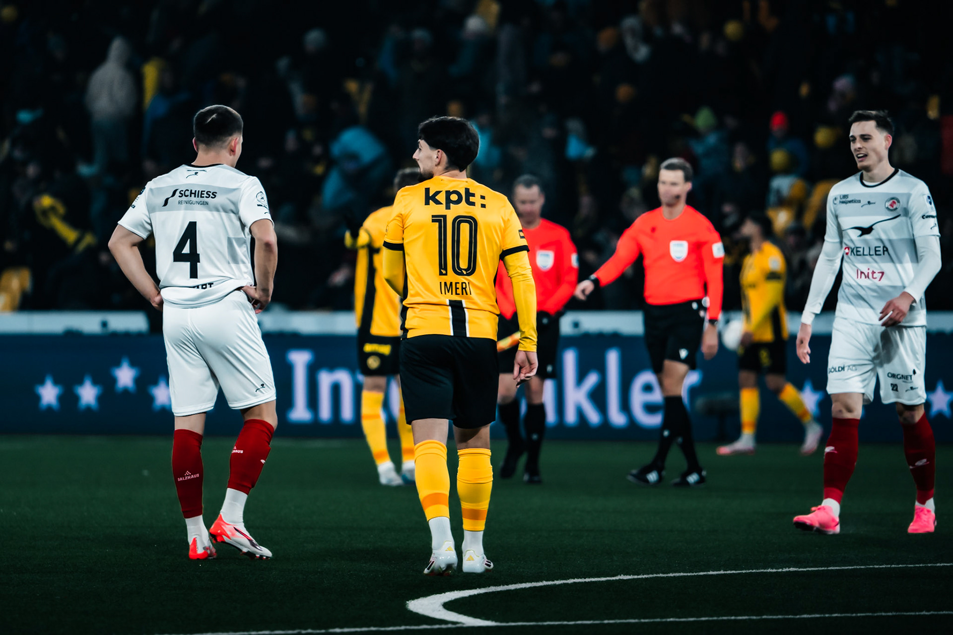 Kastriot Imeri, Milieu du BSC Young Boys lors du match entre BSC Young Boys et FC Winterthur au Stadion Wankdorf. (Christian António/LibsVisuals.com)