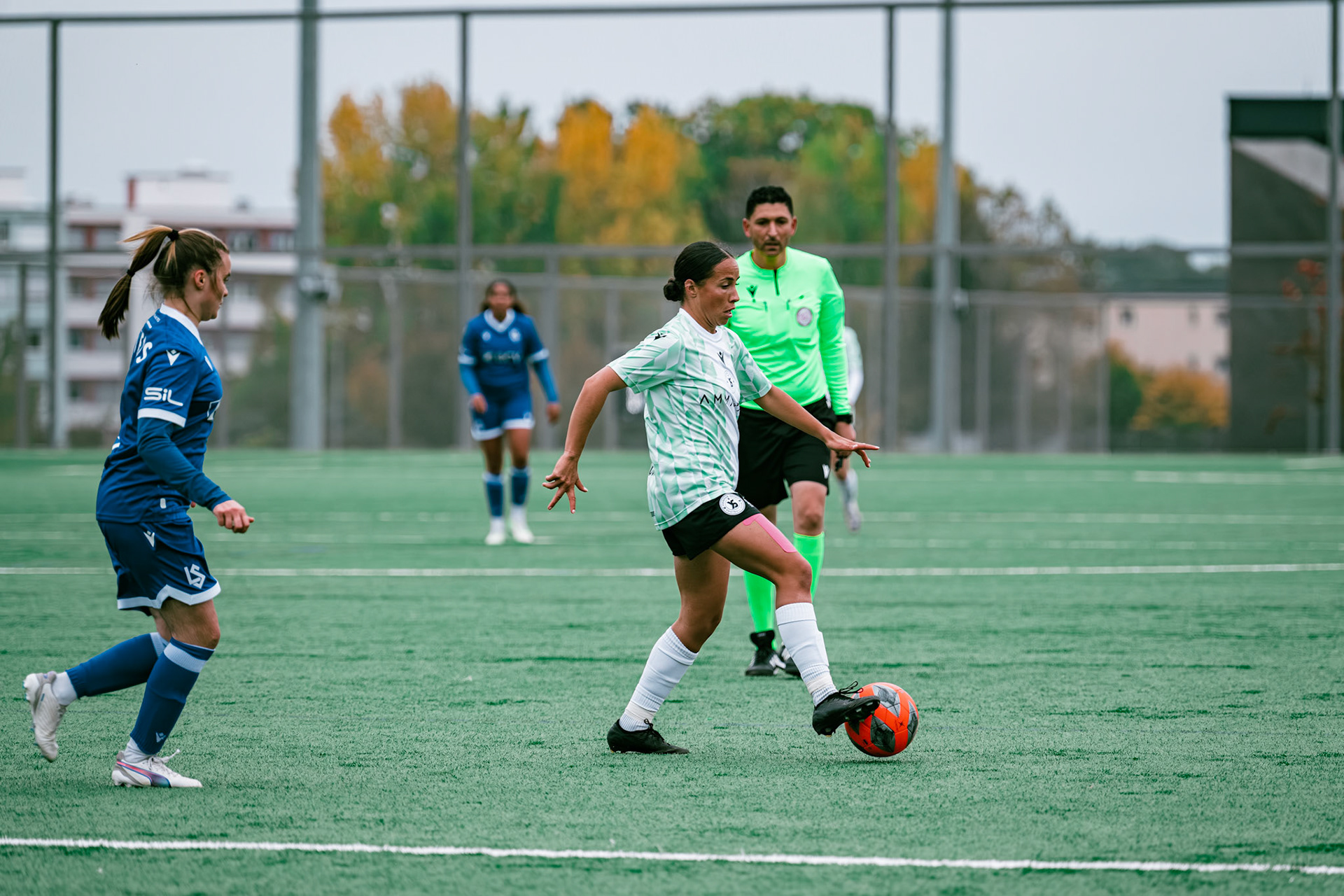 Match AXA Women’s Cup (1/16 de finale) opposant FC Lausanne-Sport et Yverdon Sport FC au Centre sportif de la Tuilière. (Christian António/LibsVisuals.com)