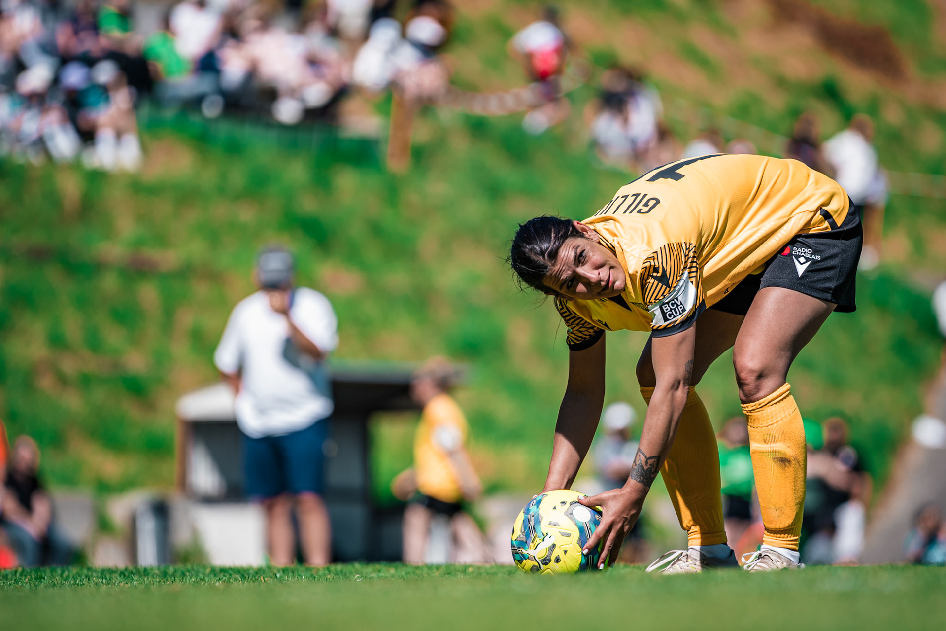 FC Aigle - FC Echallens Région I au Stade des Ruvines. (Christian António/LibsVisuals.com)