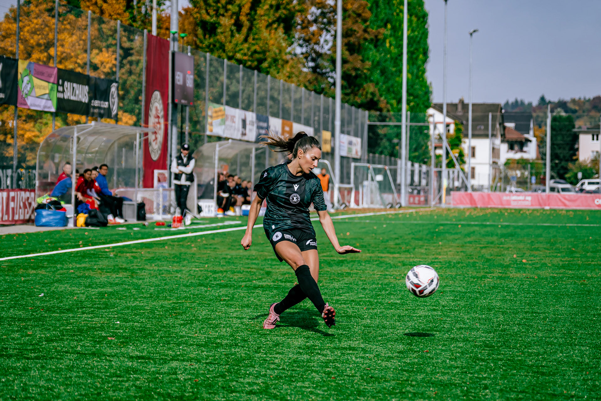 Match de championnat LNB Féminine opposant le FC Winterthur et Yverdon Sport FC au Schützenwiese, Winterthur. (Christian António/LibsVisuals.com)