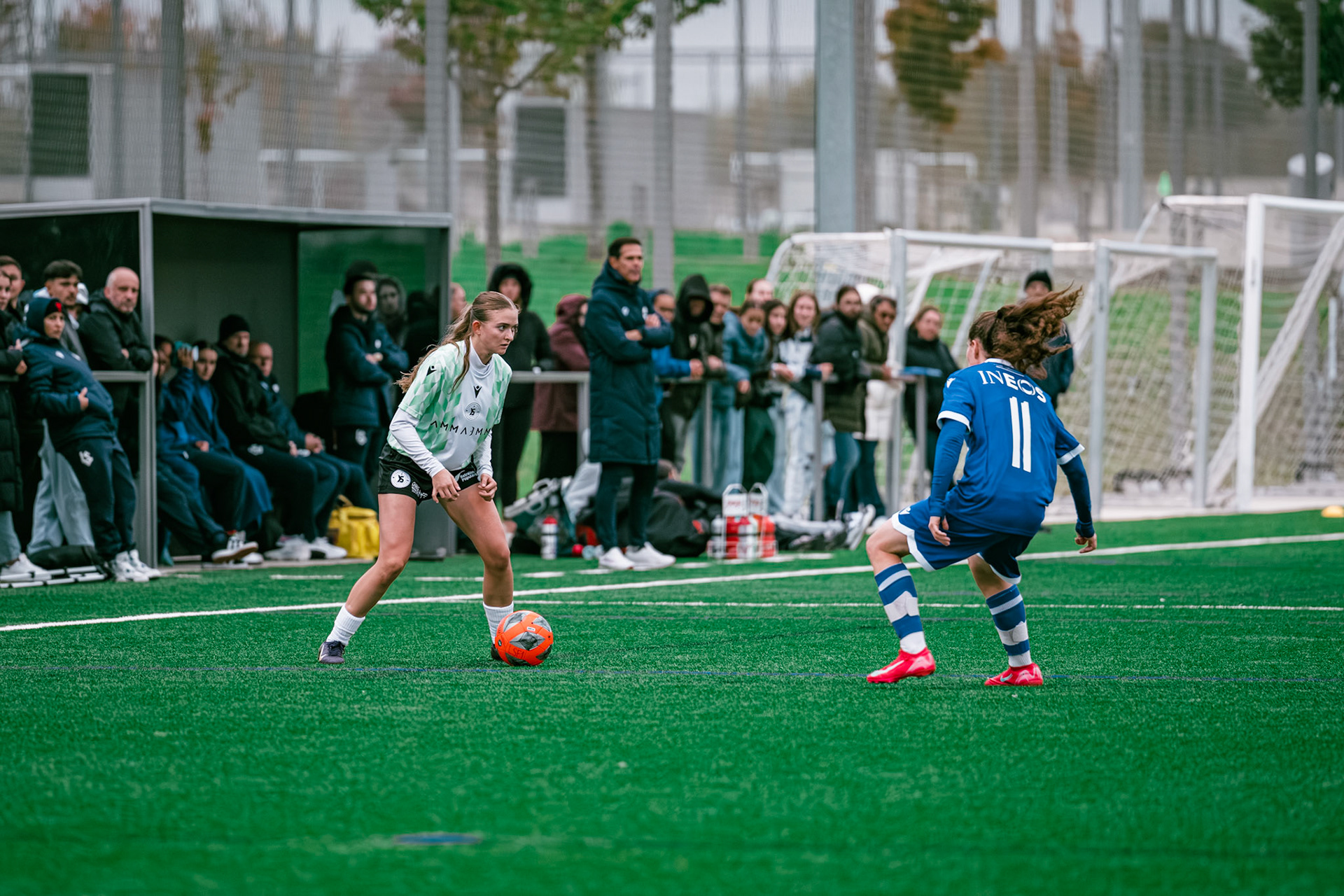 Match AXA Women’s Cup (1/16 de finale) opposant FC Lausanne-Sport et Yverdon Sport FC au Centre sportif de la Tuilière. (Christian António/LibsVisuals.com)