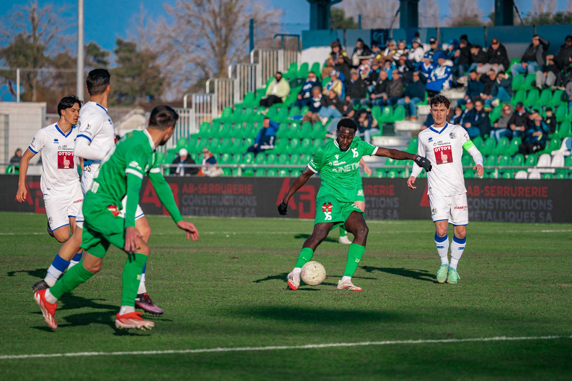 Yverdon Sport FC et FC Luzern au Stade Municipal. (Christian António/LibsVisuals.com)