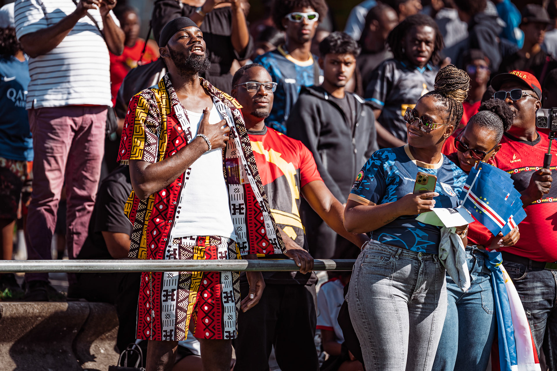 Match amical opposant l’Angola et le Cap-Vert (CanFribourg) au Terrain Communal de Corminboeuf. (Christian António/LibsVisuals.com)