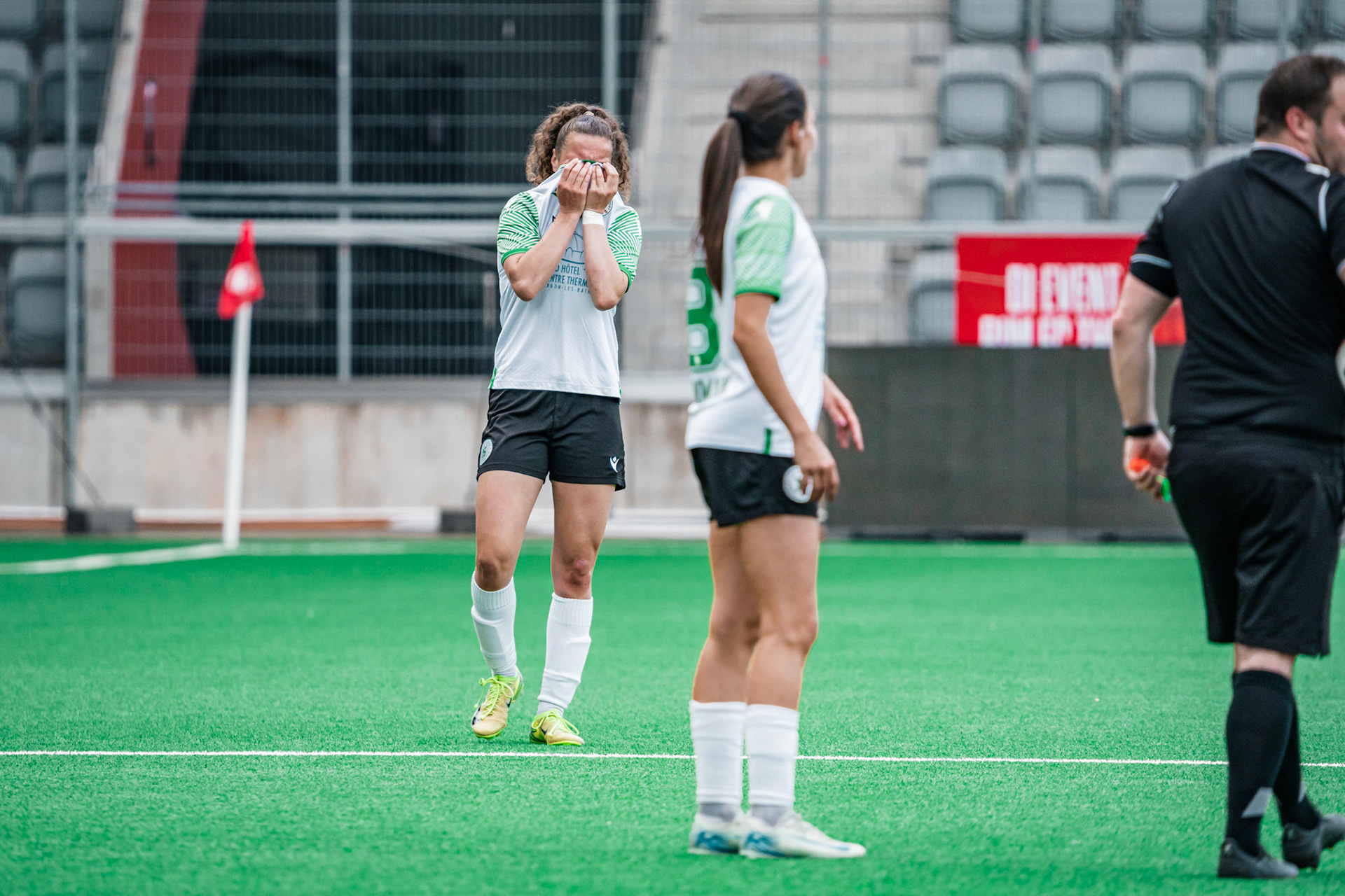 Frauenteam Thun Berner-Oberland et Yverdon Sport FC à la Stockhorn Arena. (Christian António/LibsVisuals.com)