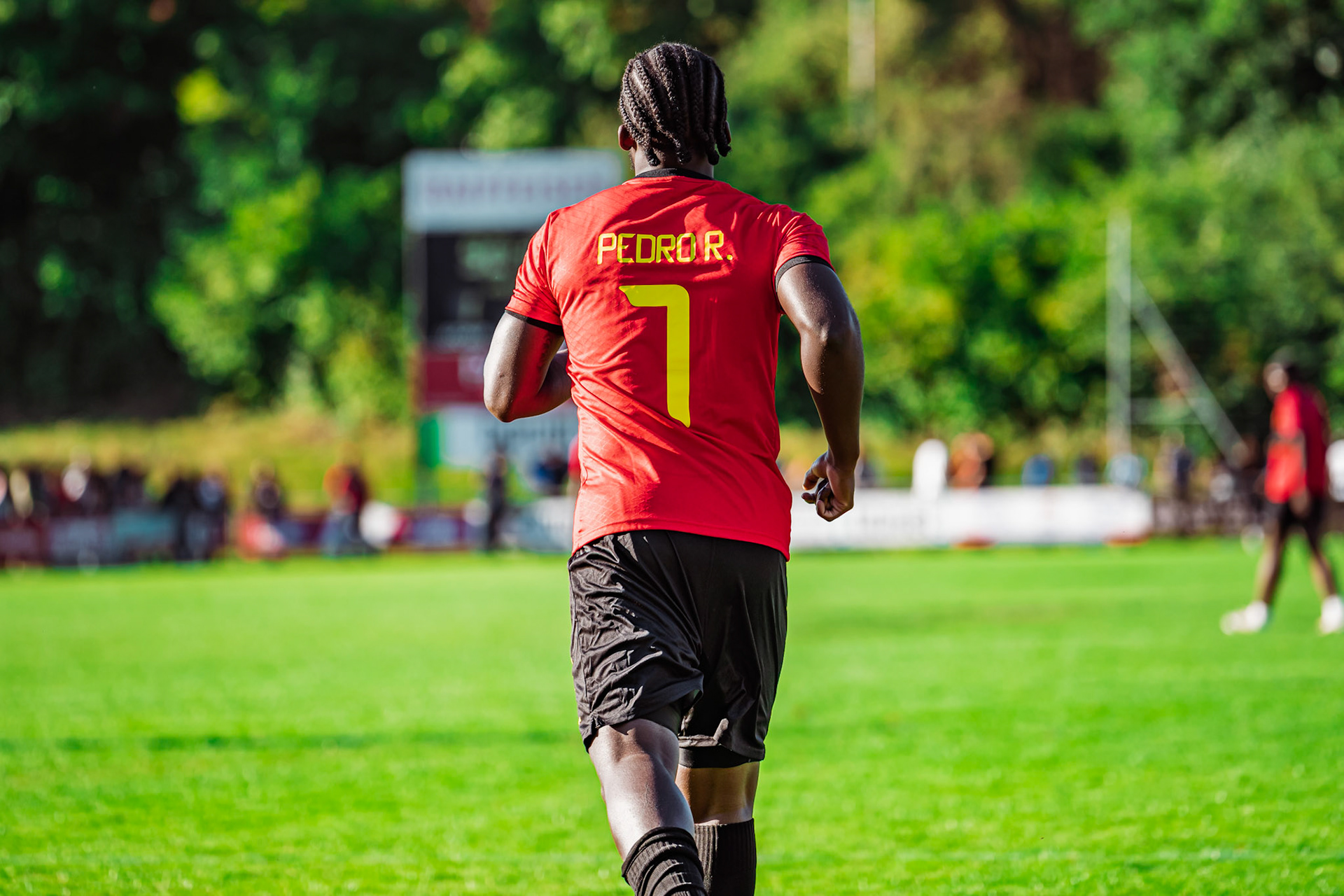 Match amical opposant l’Angola et le Cap-Vert (CanFribourg) au Terrain Communal de Corminboeuf. (Christian António/LibsVisuals.com)
