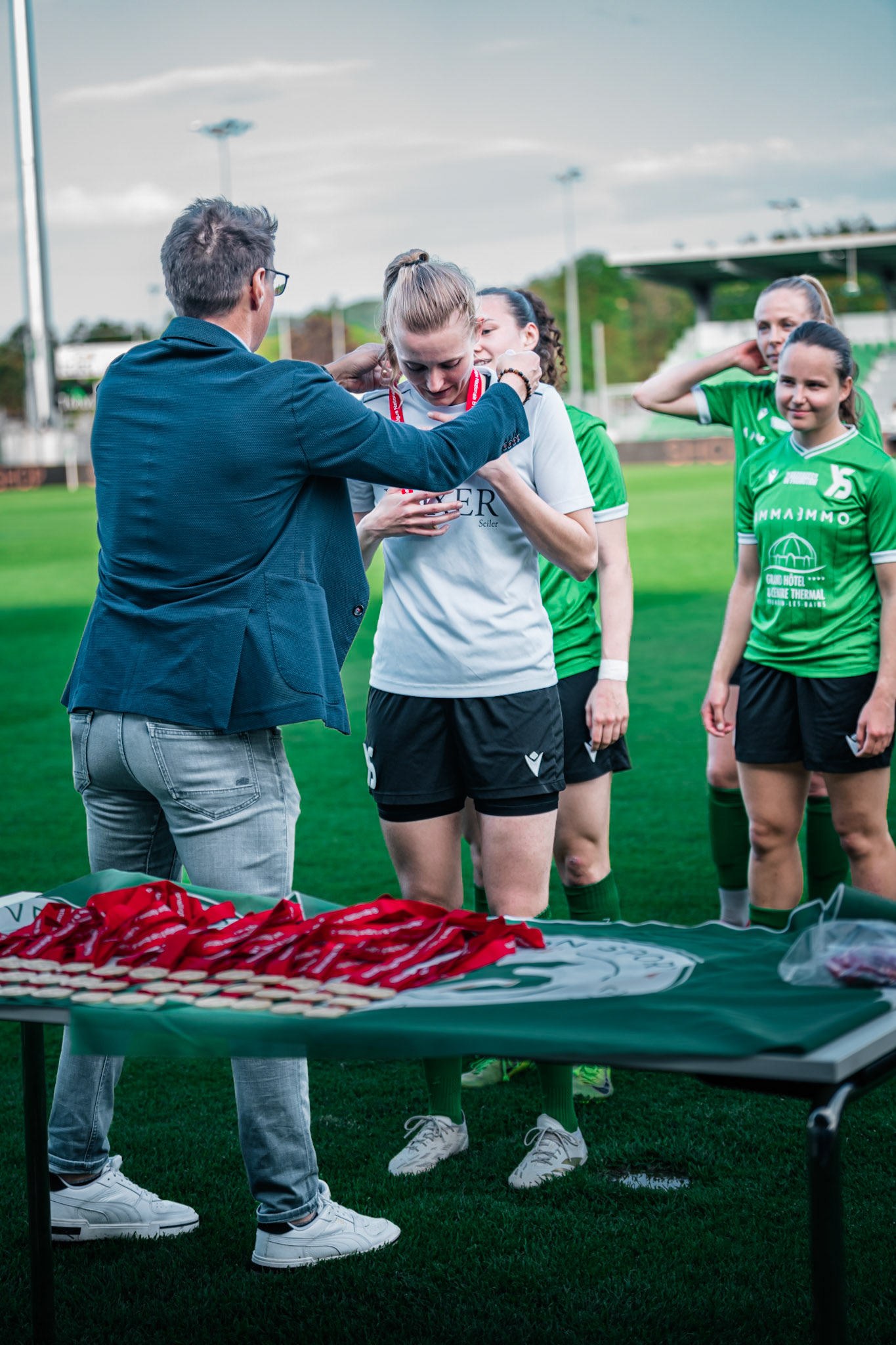 Yverdon Sport FC et FC Rapperswil-Jona au Stade Municipal. (Christian António/LibsVisuals.com)