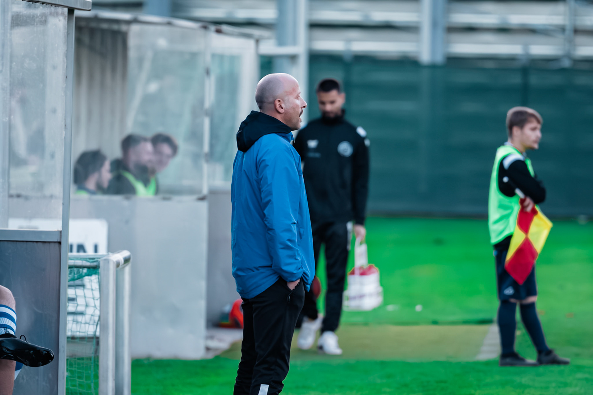 Match de championnat 3e ligue (Groupe 3) opposant le FC Azzurri Yverdon I au FC Bosna Yverdon I, au Stade Municipal, Yverdon. (Christian António/LibsVisuals.com)