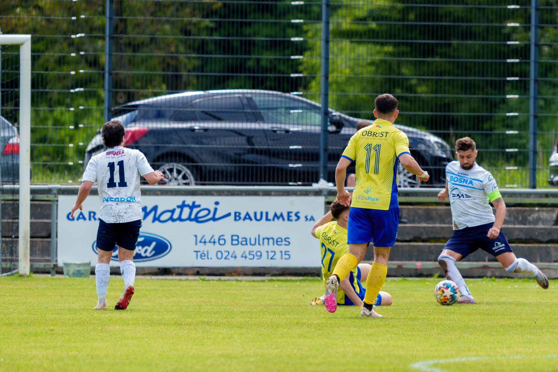 Match 2ème Ligue FC Bosna Yverdon - FC Vevey Sport II au Stade Sous-Ville à Baulmes