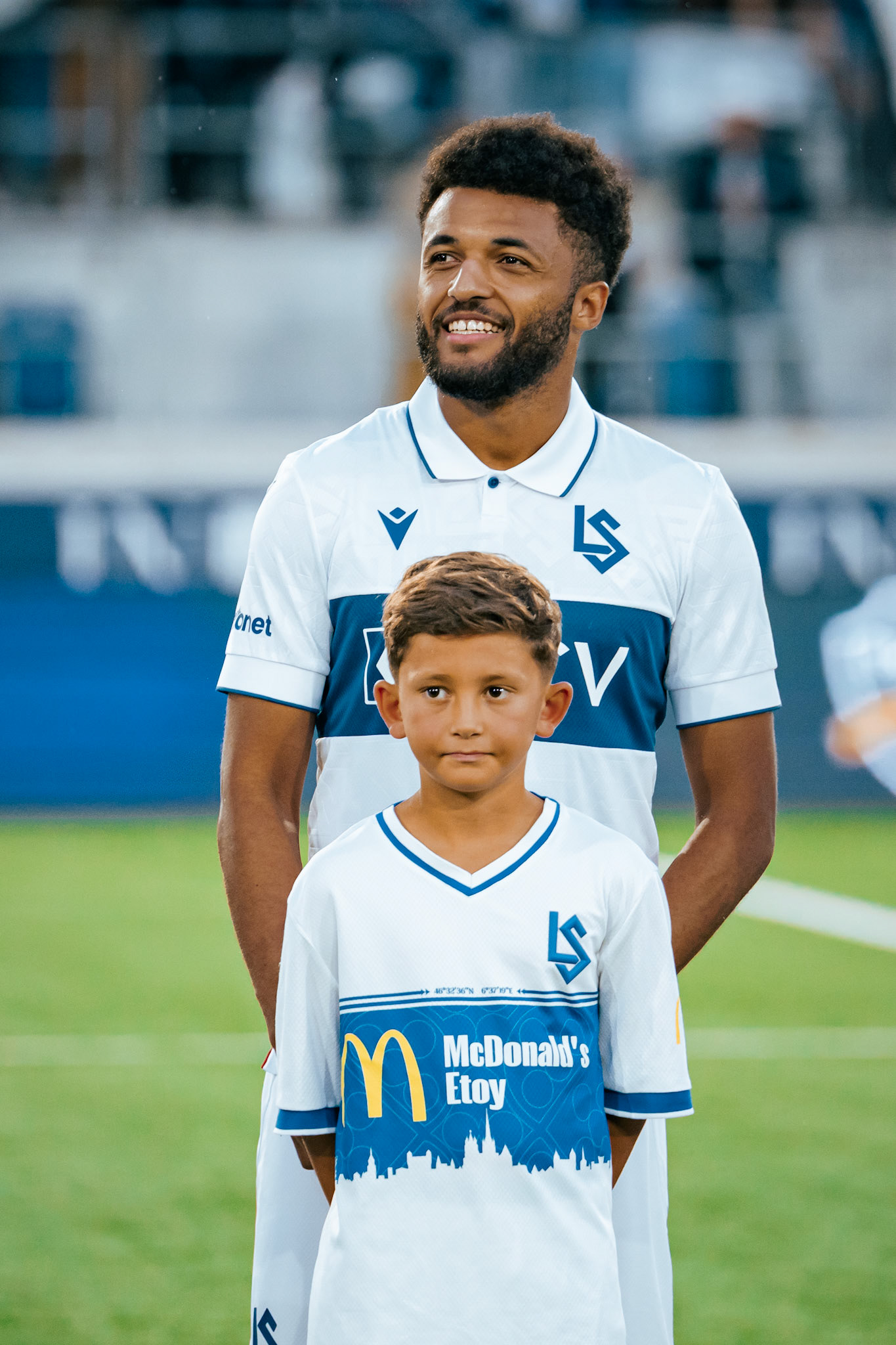 Match aller du tour de barrage de l’UEFA Europa Conference League 2025/26 opposant Lausanne-Sport et le Beşiktaş JK au Stade de la Tuilière. (Christian António/LibsVisuals.com)